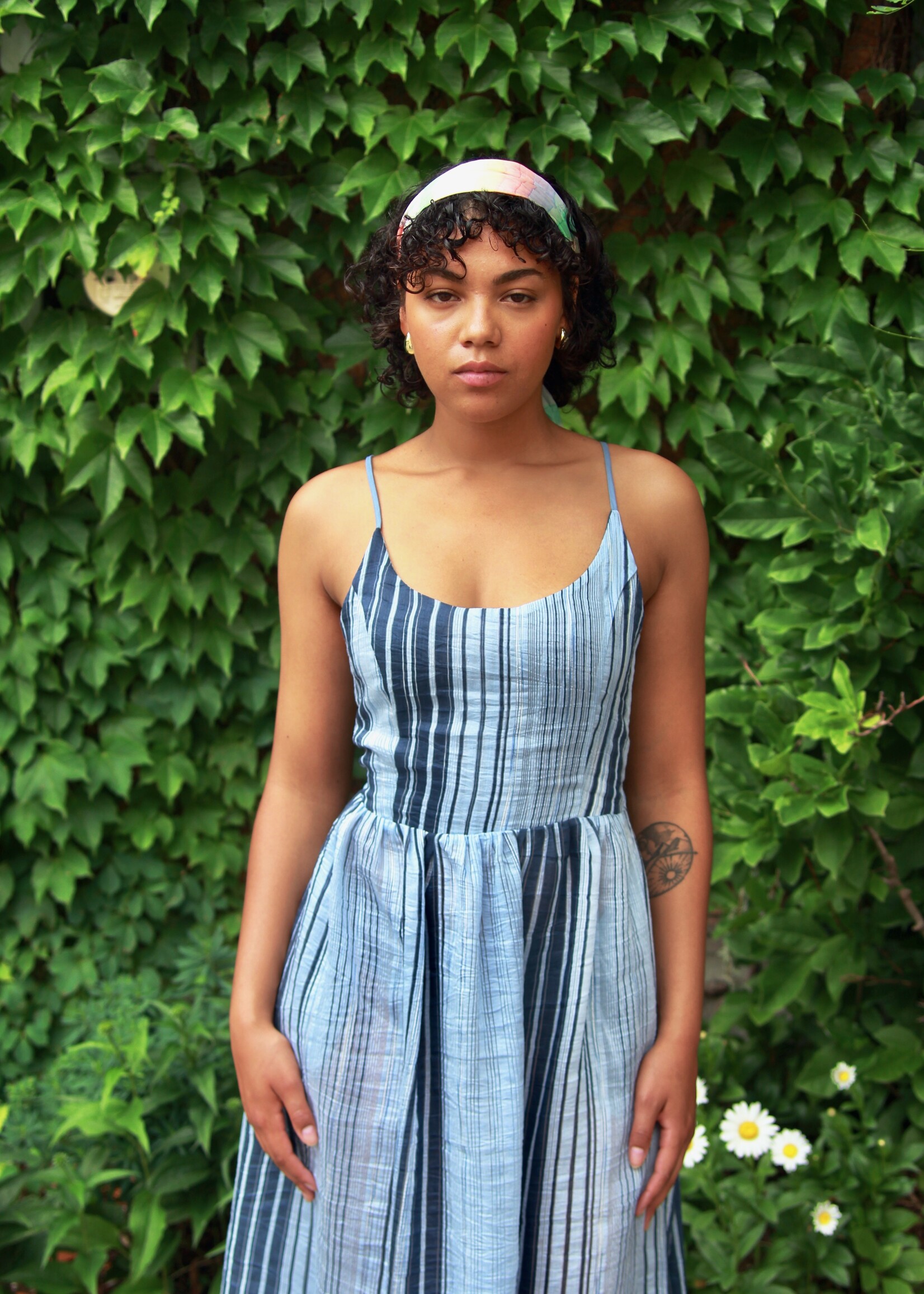 Studio Citizen Studio Citizen Maiden Dress in Blue Stripe