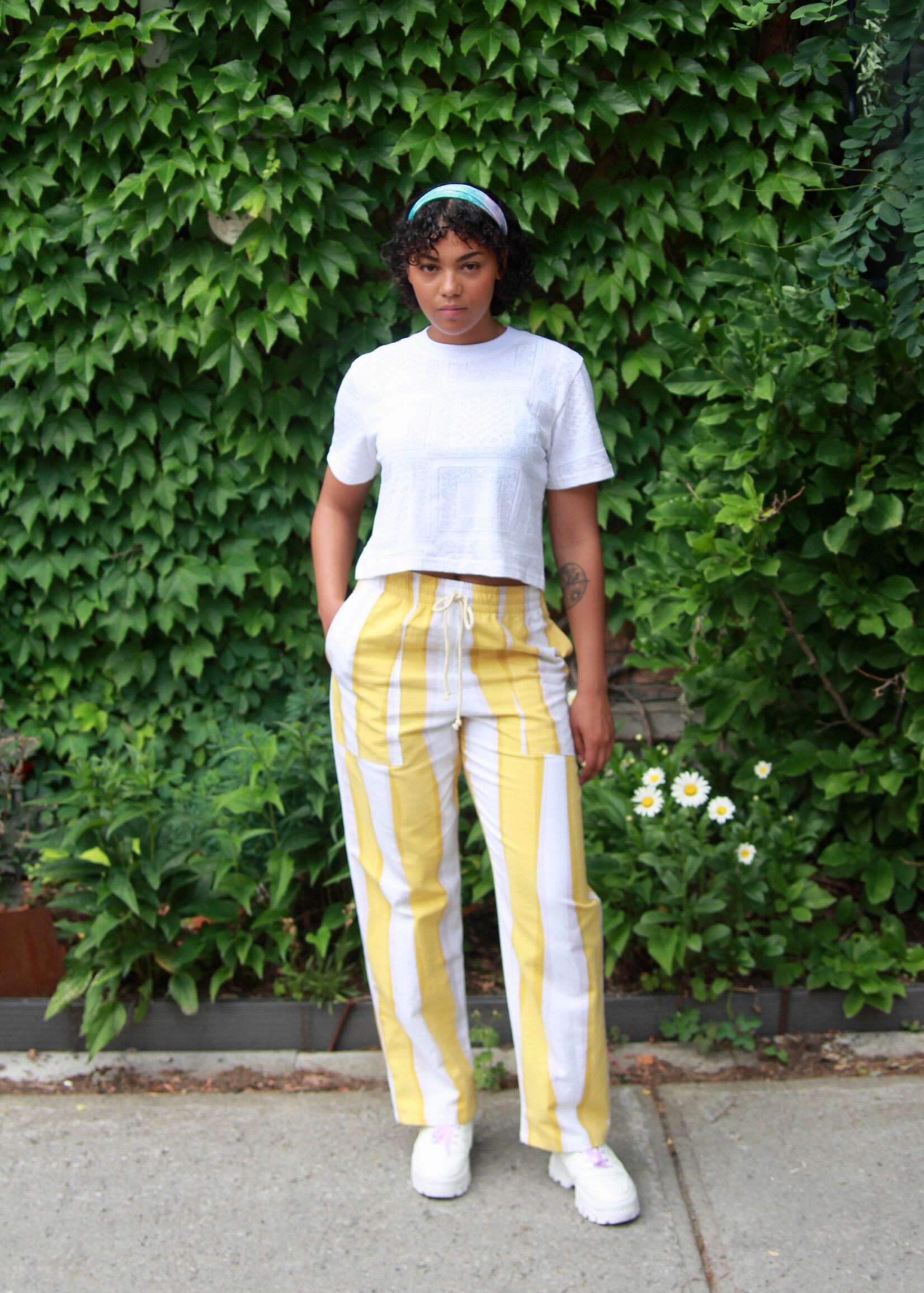 Studio Citizen Studio Citizen Dexter Pants in Yellow Stripe