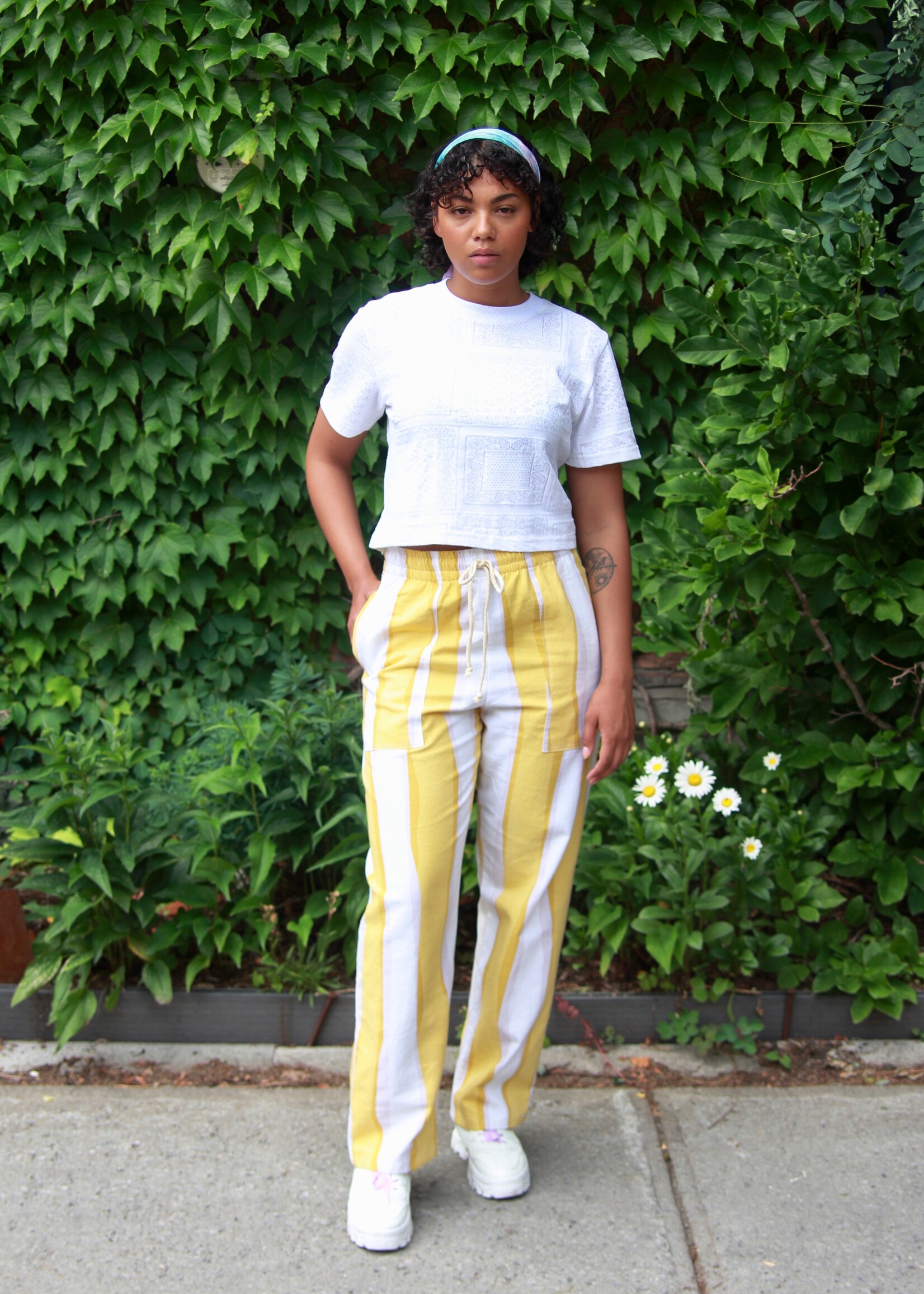 Studio Citizen Studio Citizen Dexter Pants in Yellow Stripe