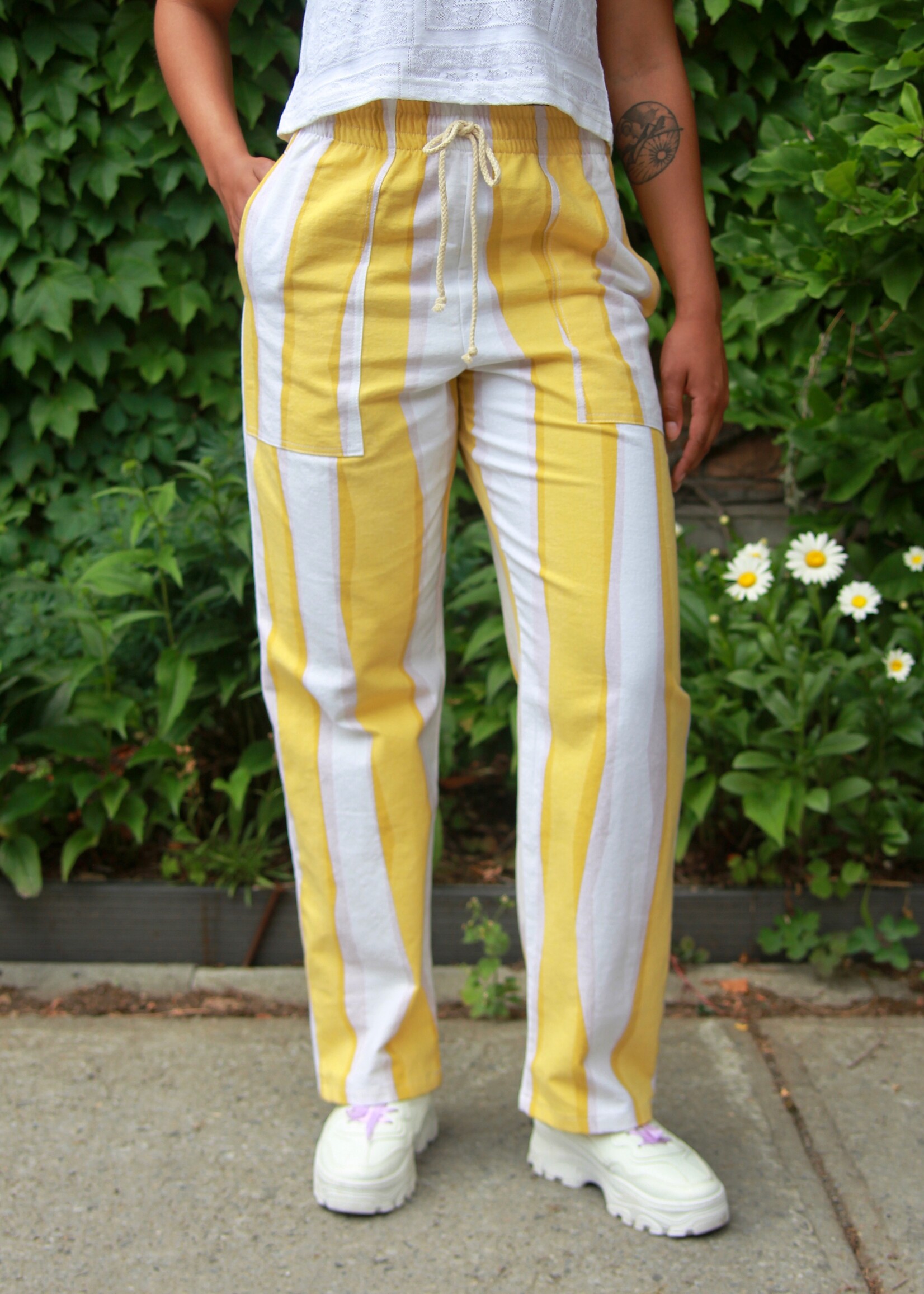 Studio Citizen Studio Citizen Dexter Pants in Yellow Stripe