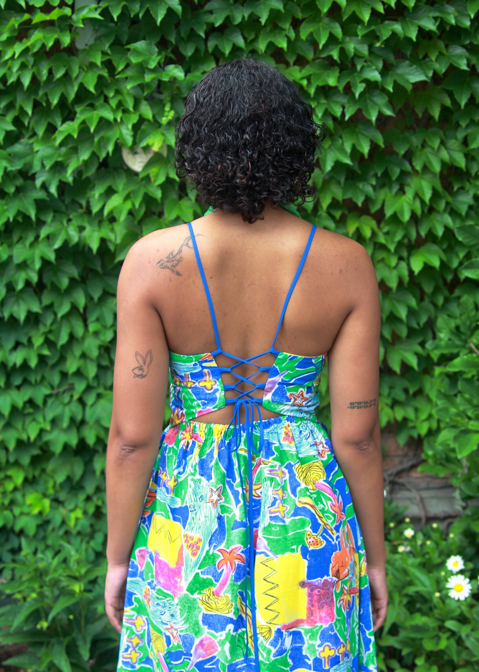 Studio Citizen Studio Citizen Maiden Dress in Naive Tropical Print