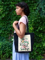 Studio Citizen Upcycled Cross-Stitch Tote Bag - Robins