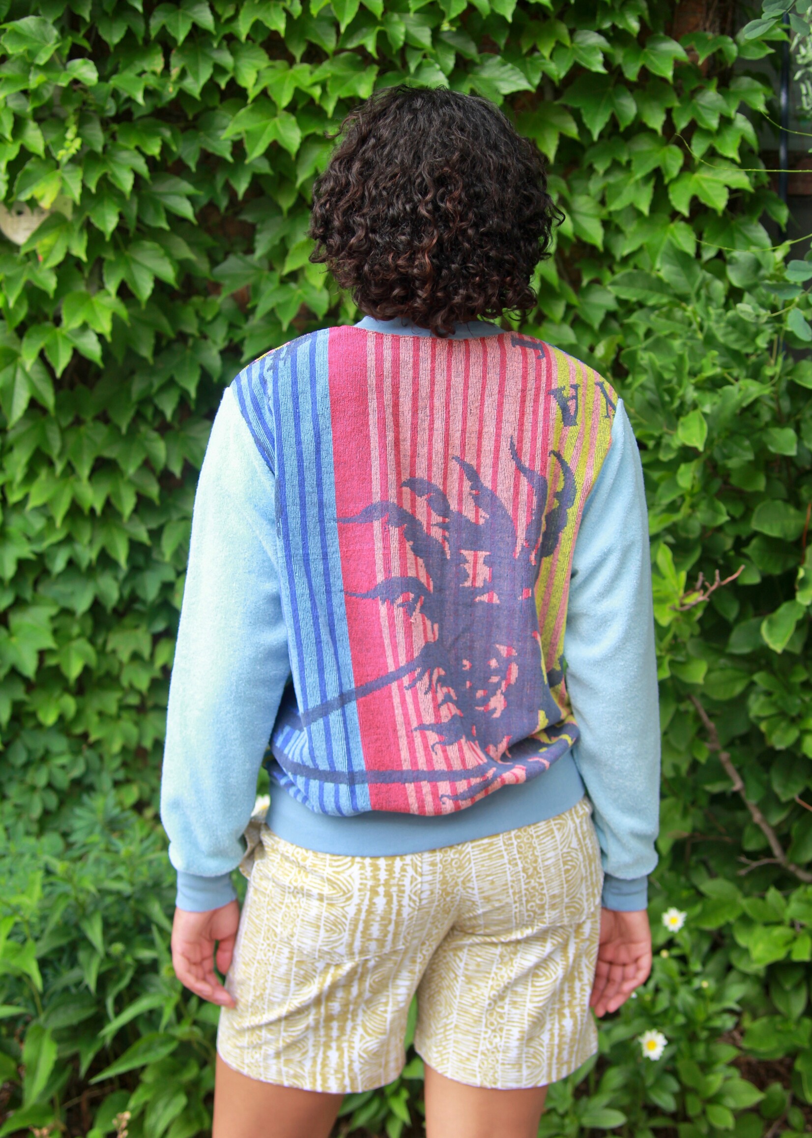 Studio Citizen Studio Citizen Upcycled Towel Sweater - Palm Tree