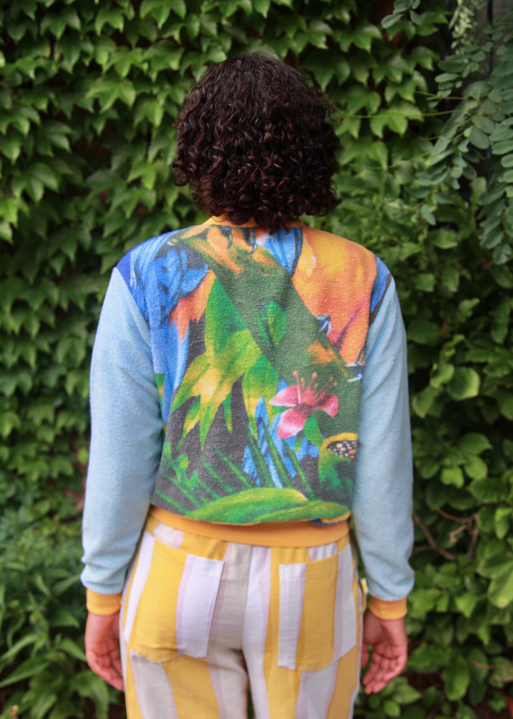 Studio Citizen Studio Citizen Upcycled Towel Sweater - Parrots