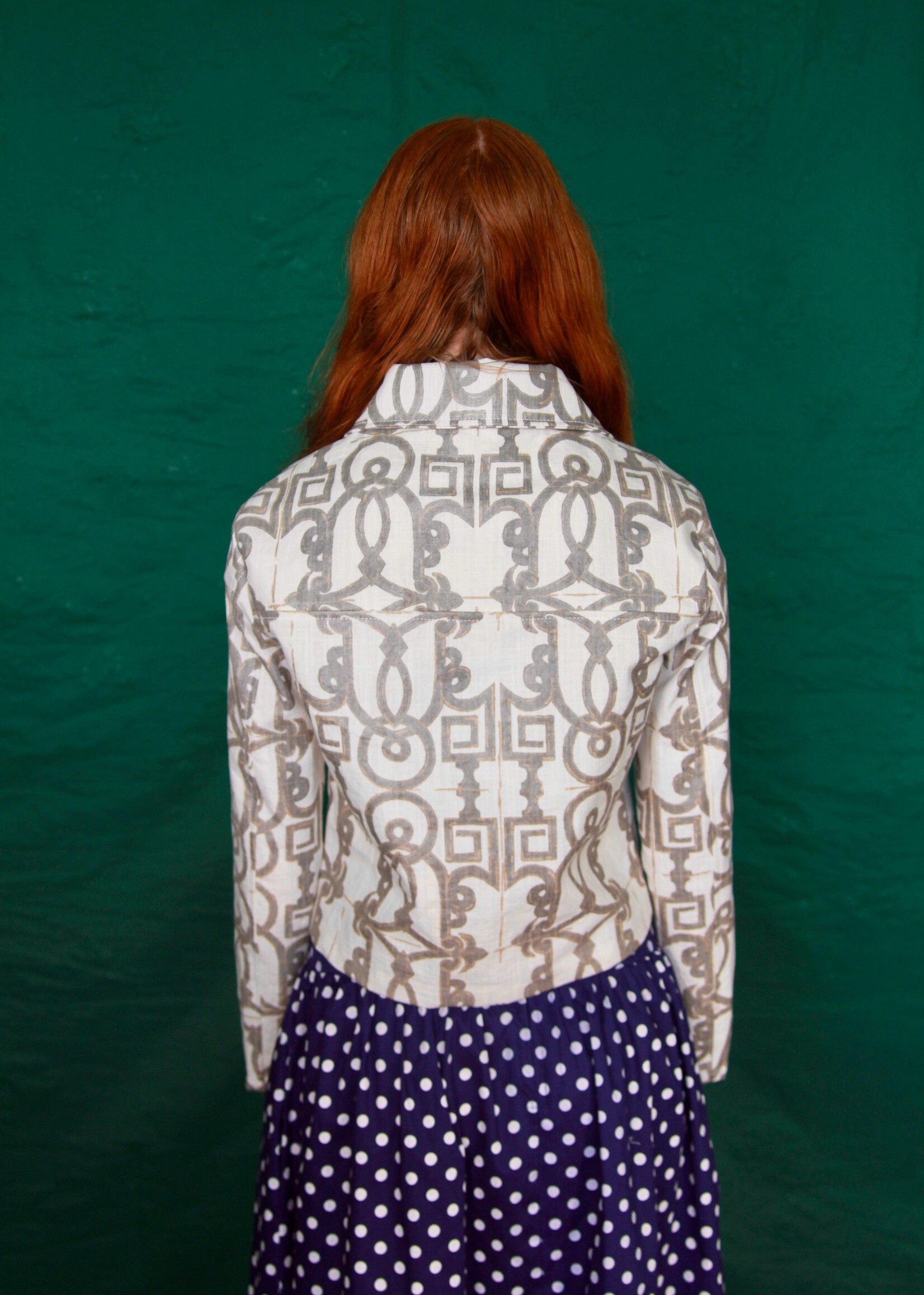 Studio Citizen Studio Citizen Zipper Jacket in Wrought Iron Fence