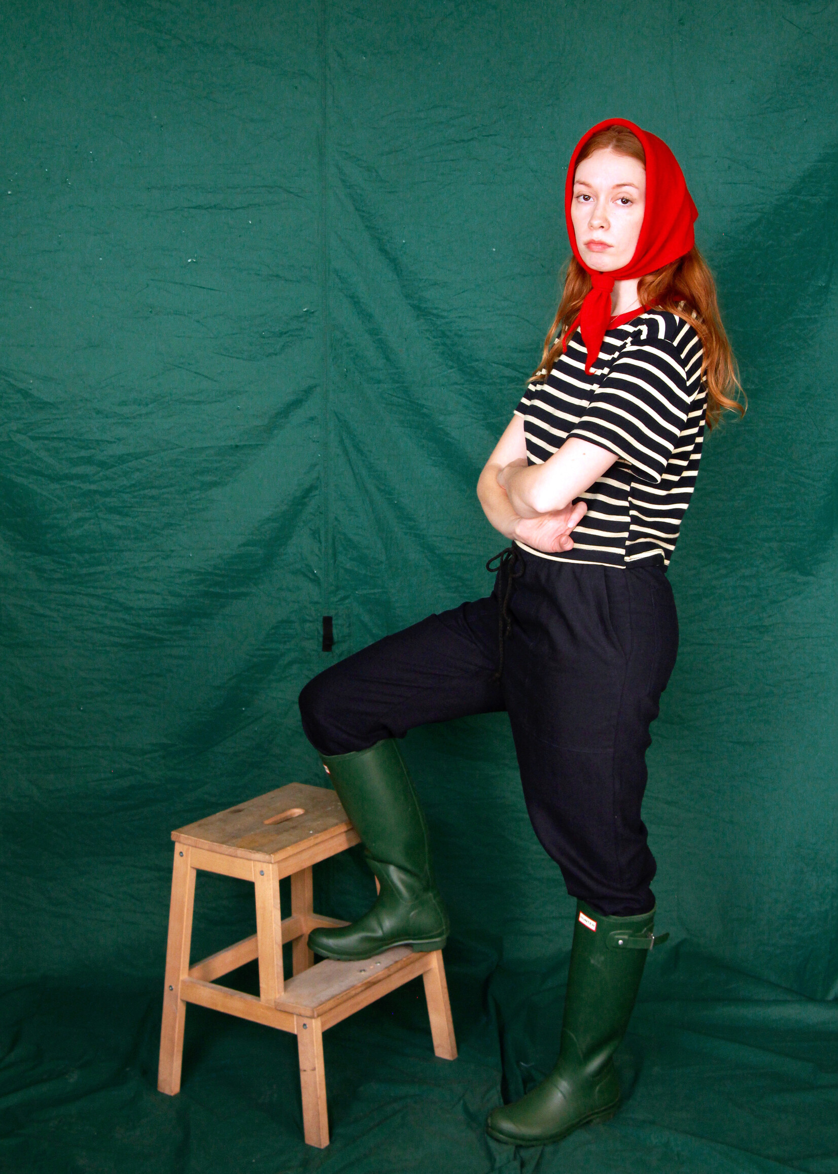 Studio Citizen Studio Citizen Dexter Pants in Navy Linen