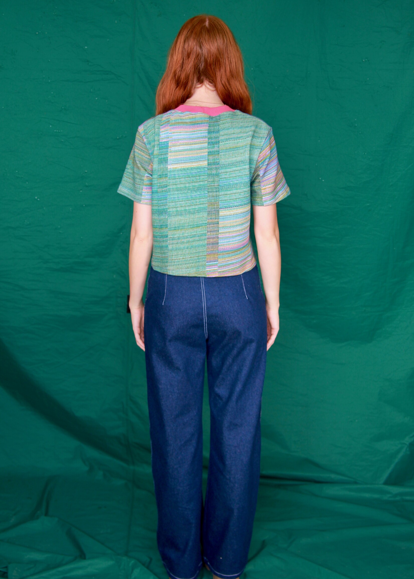 Studio Citizen Studio Citizen Straight Cut Pants in Dark Wash Denim