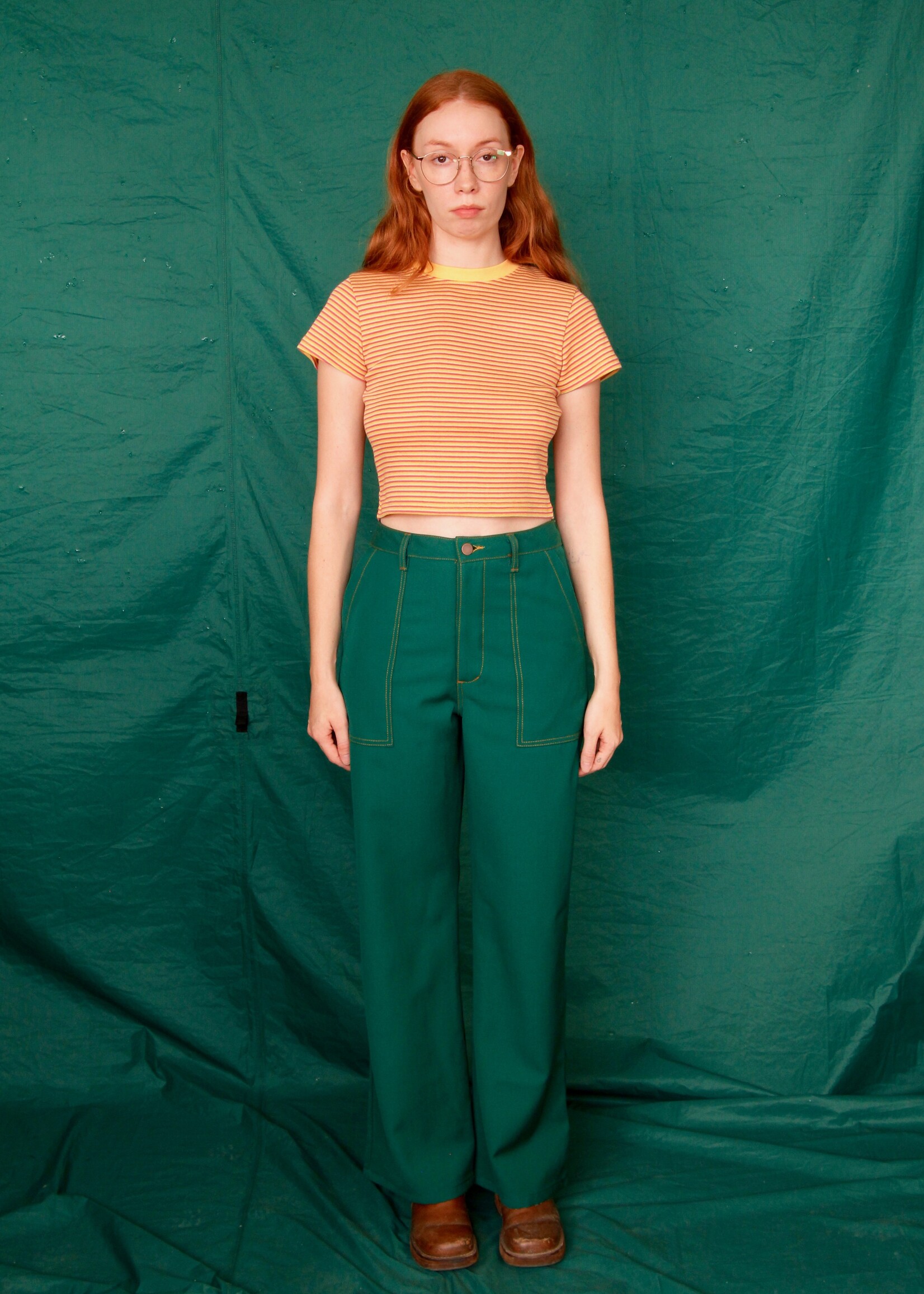 Studio Citizen Studio Citizen Carpenter Pants - Green Wool