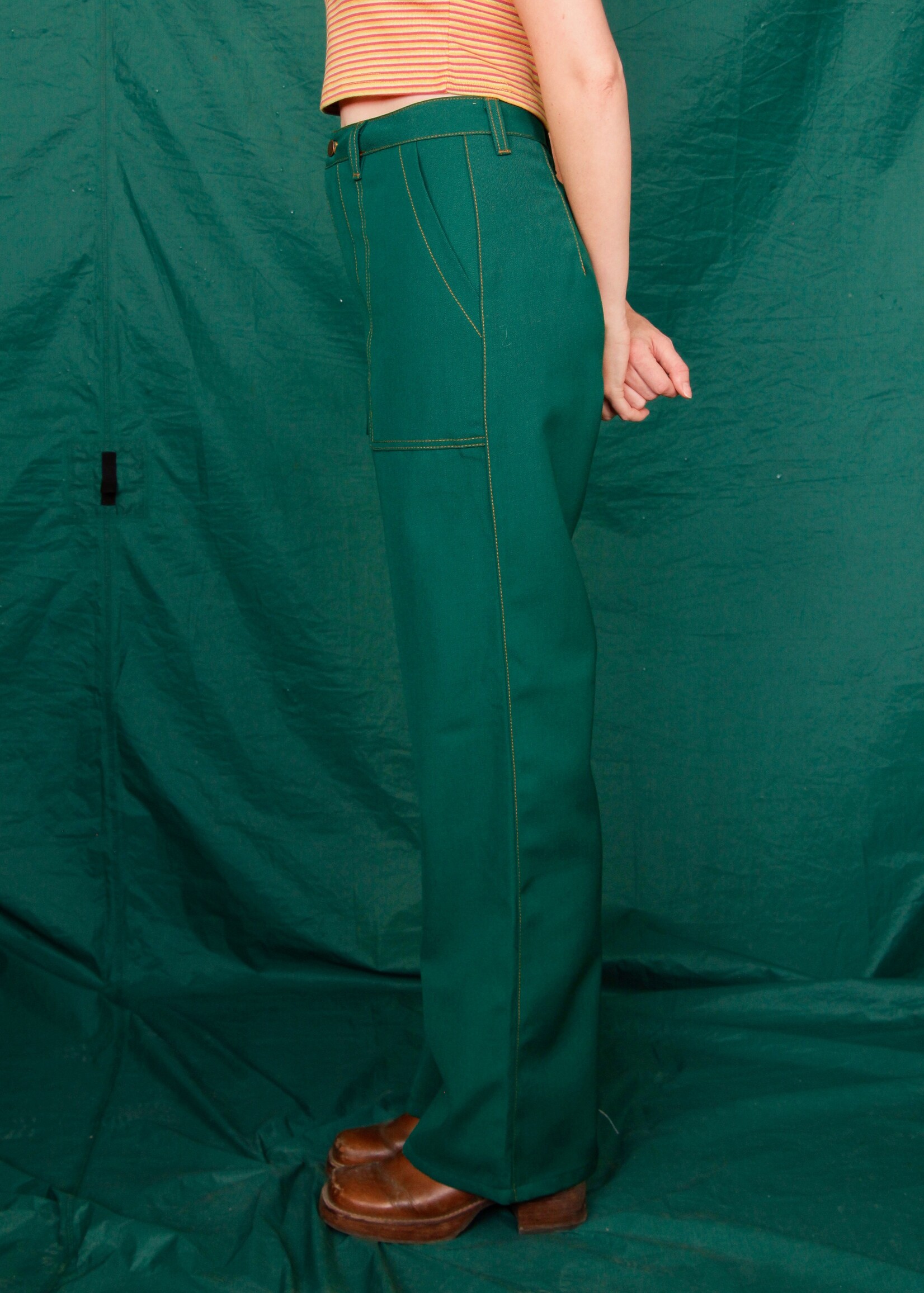 Studio Citizen Studio Citizen Carpenter Pants - Green Wool