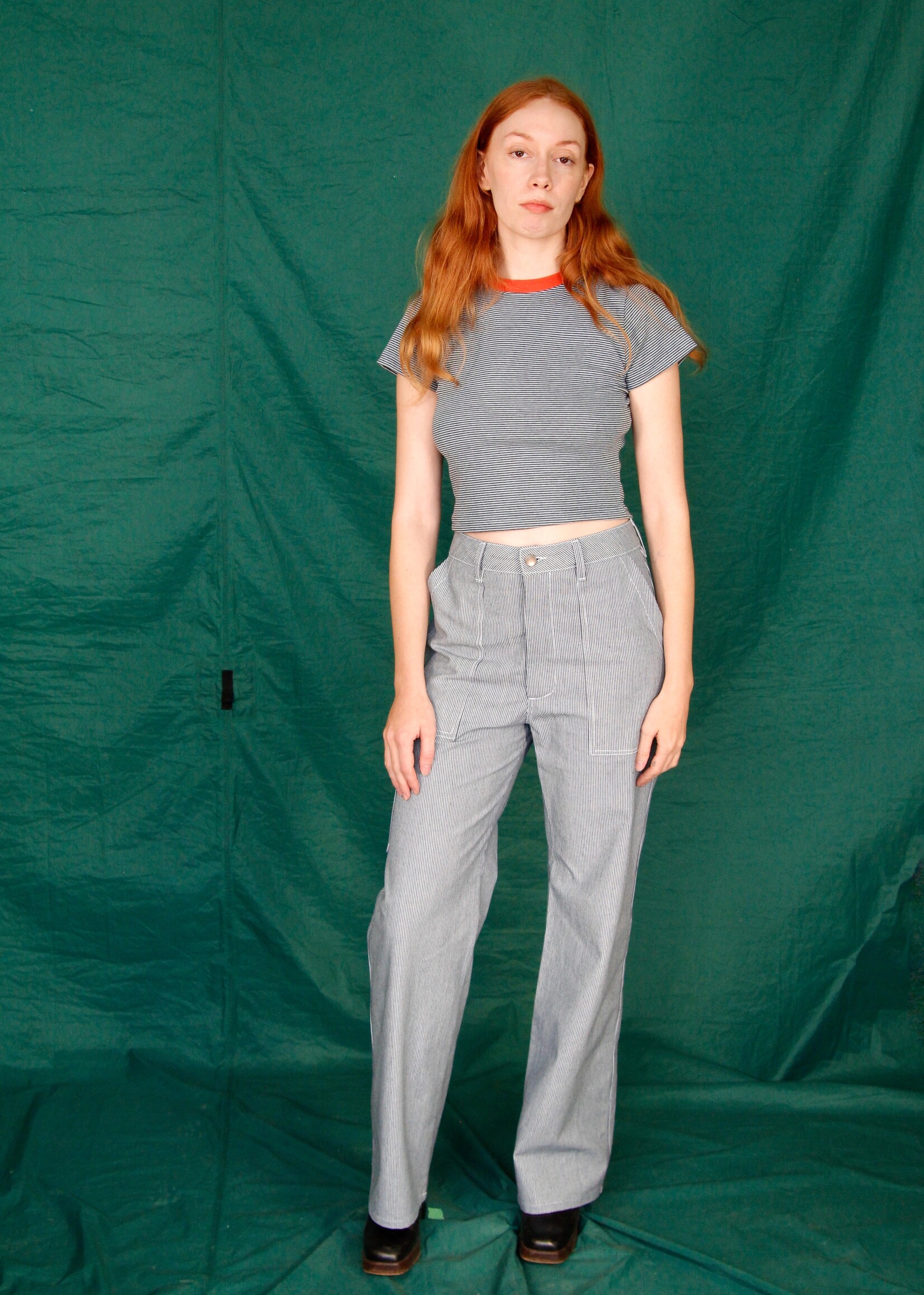 Studio Citizen Studio Citizen Carpenter Pants Railroad Stripe