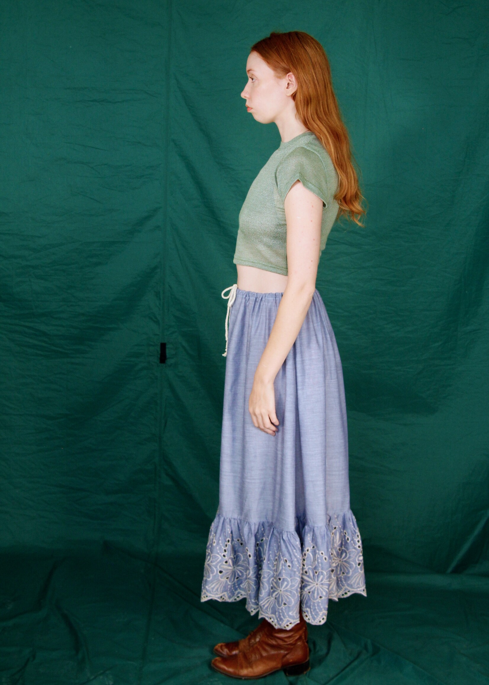 Studio Citizen Studio Citizen Baby Tee in Sage Knit