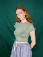 Studio Citizen Baby Tee in Sage Knit