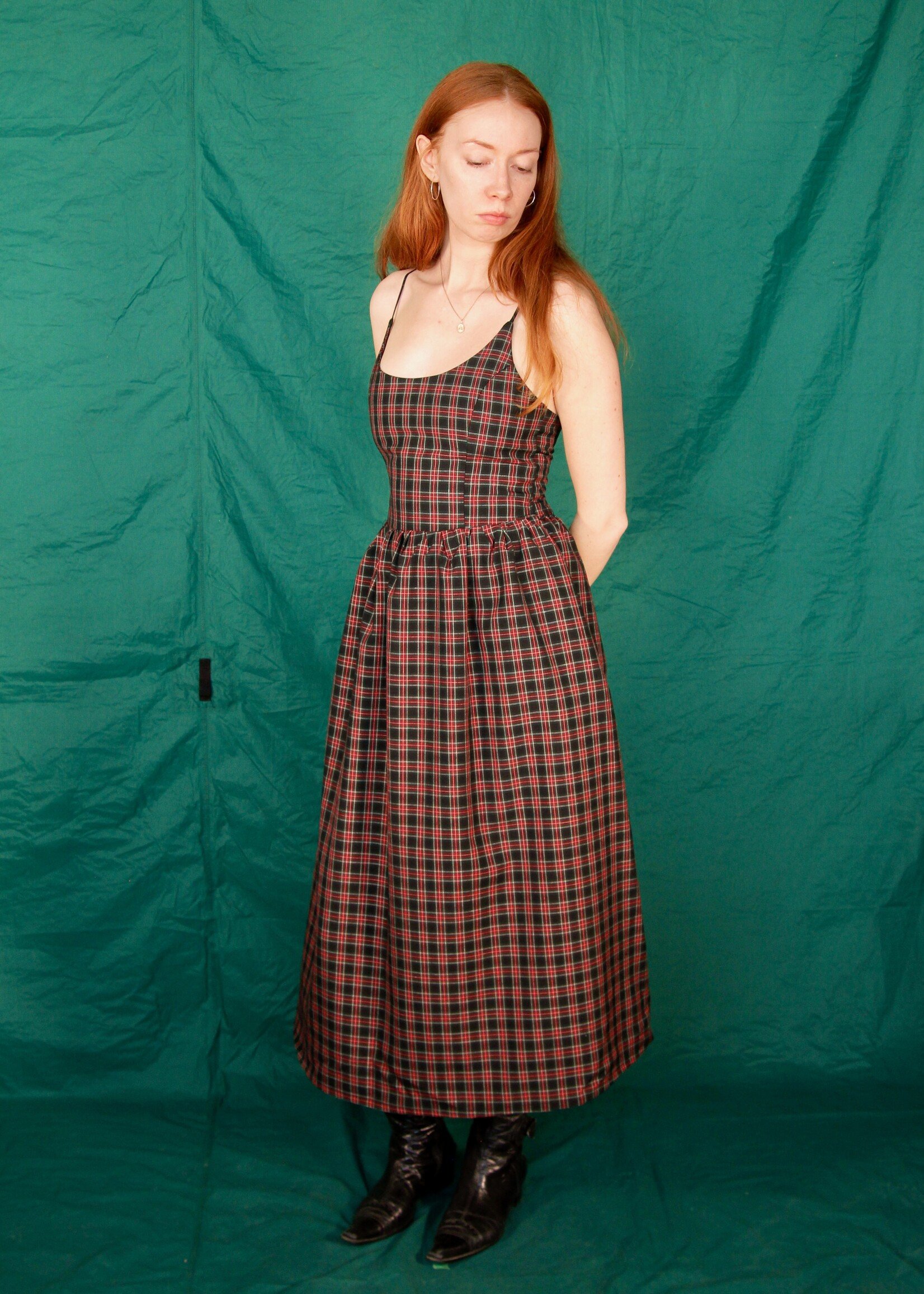 Studio Citizen Studio Citizen Maiden Dress in Red + Black Dress