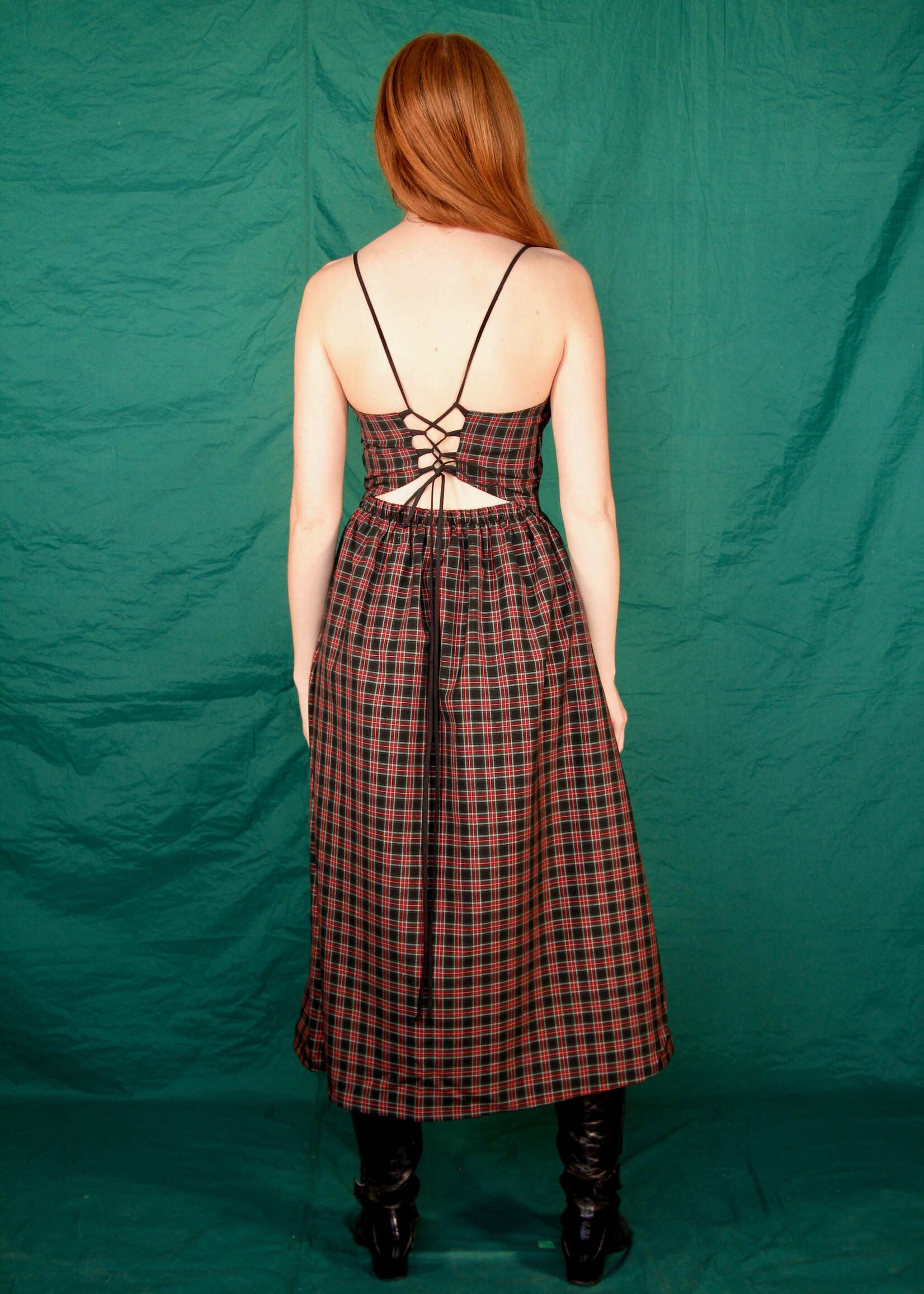 Studio Citizen Studio Citizen Maiden Dress in Red + Black Dress