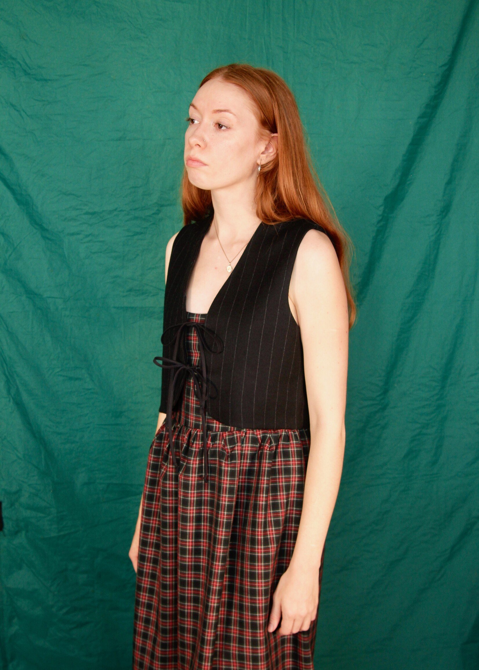 Studio Citizen Studio Citizen Maiden Dress in Red + Black Dress