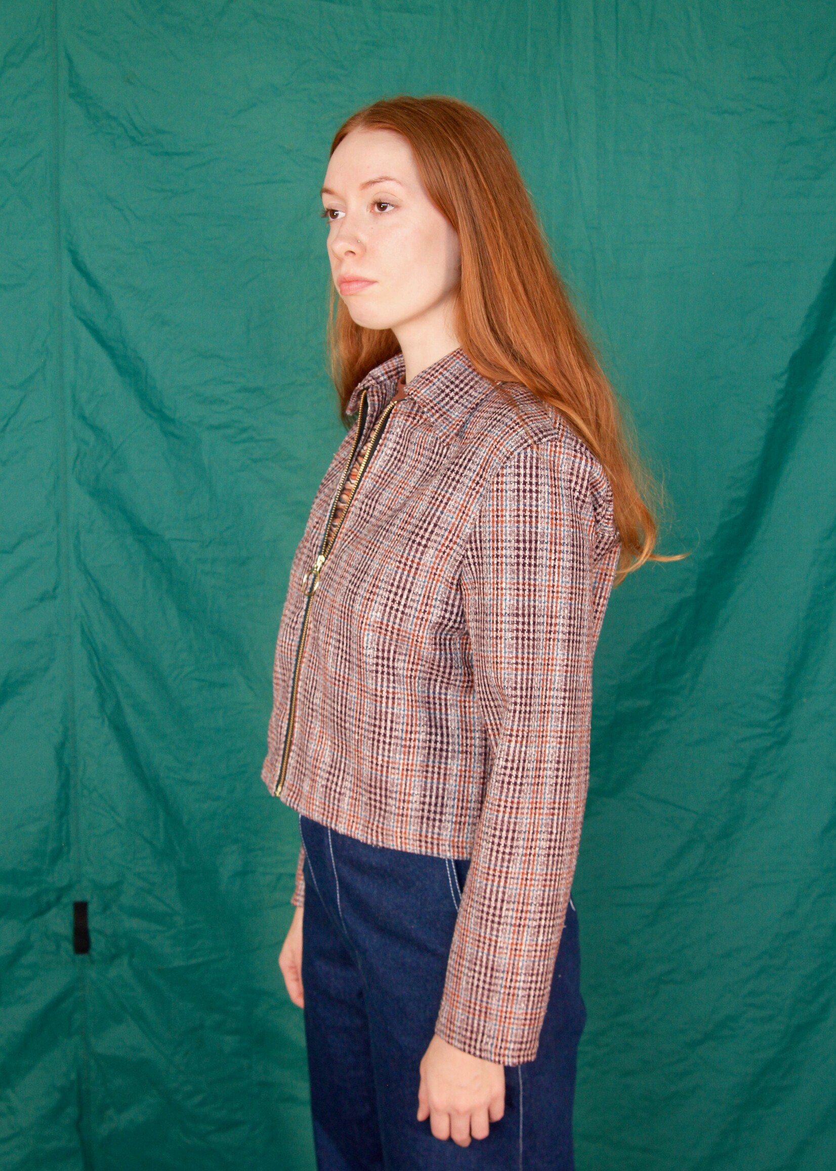 Studio Citizen Studio Citizen Zipper Jacket in Tartan Wool