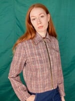 Studio Citizen Zipper Jacket in Tartan Wool
