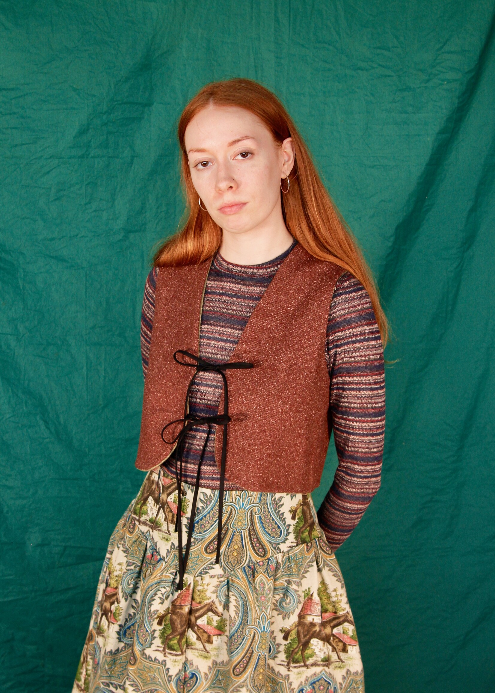 Studio Citizen Studio Citizen Maiden Skirt in Equestrian Cotton Canvas