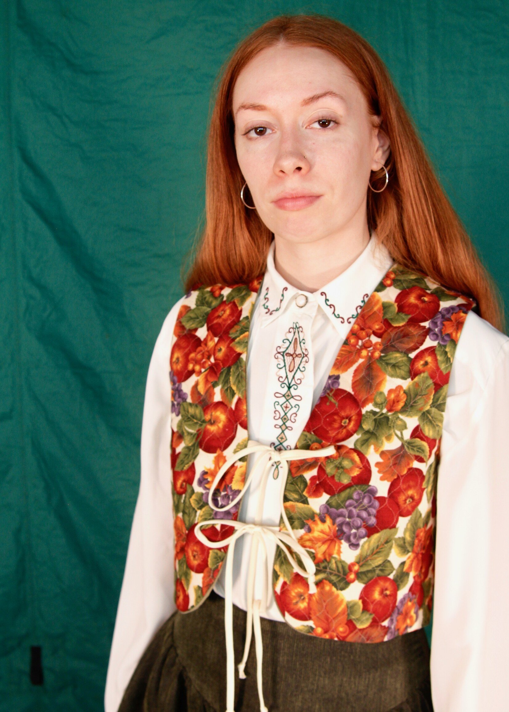 Studio Citizen Studio Citizen Tie Vest in Quilted Orchard