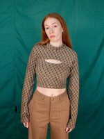 Studio Citizen Shrug and Tank Top Combo in Green and Beige Plaid