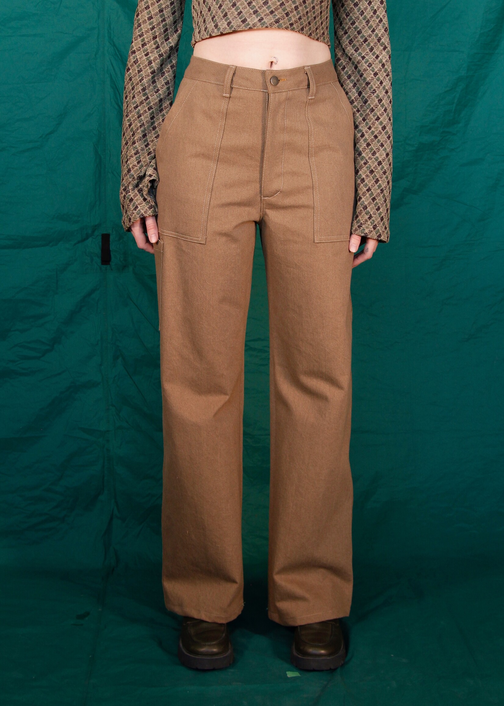 Studio Citizen Studio Citizen Carpenter Pants in Golden Brown
