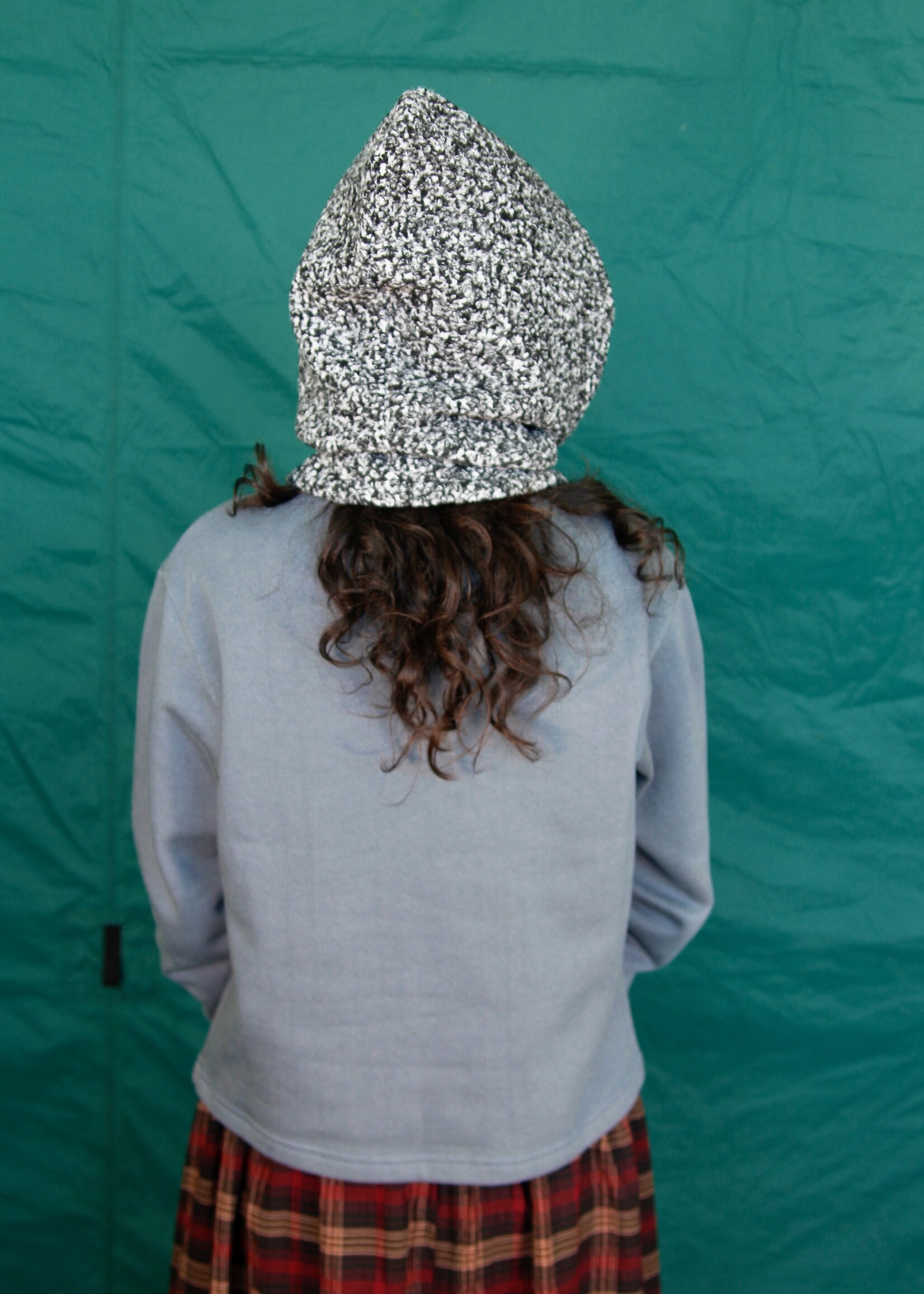 Studio Citizen Studio Citizen Drawstring Hood in  Black + White  Boucle