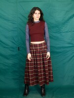 Studio Citizen Maiden Skirt in Red Plaid