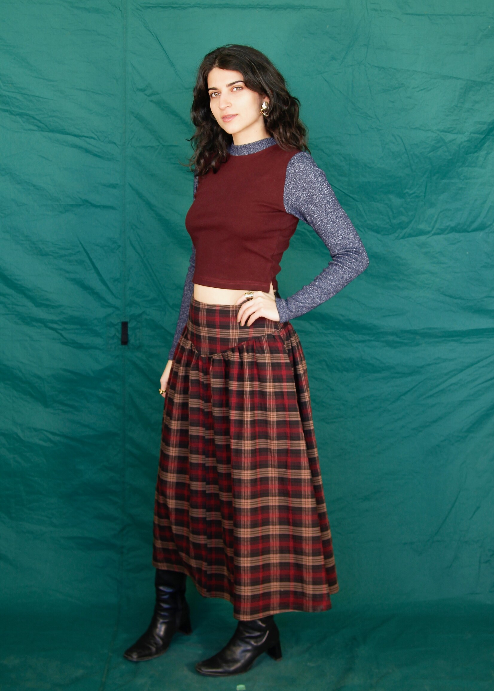 Studio Citizen Studio Citizen Maiden Skirt in Red Plaid