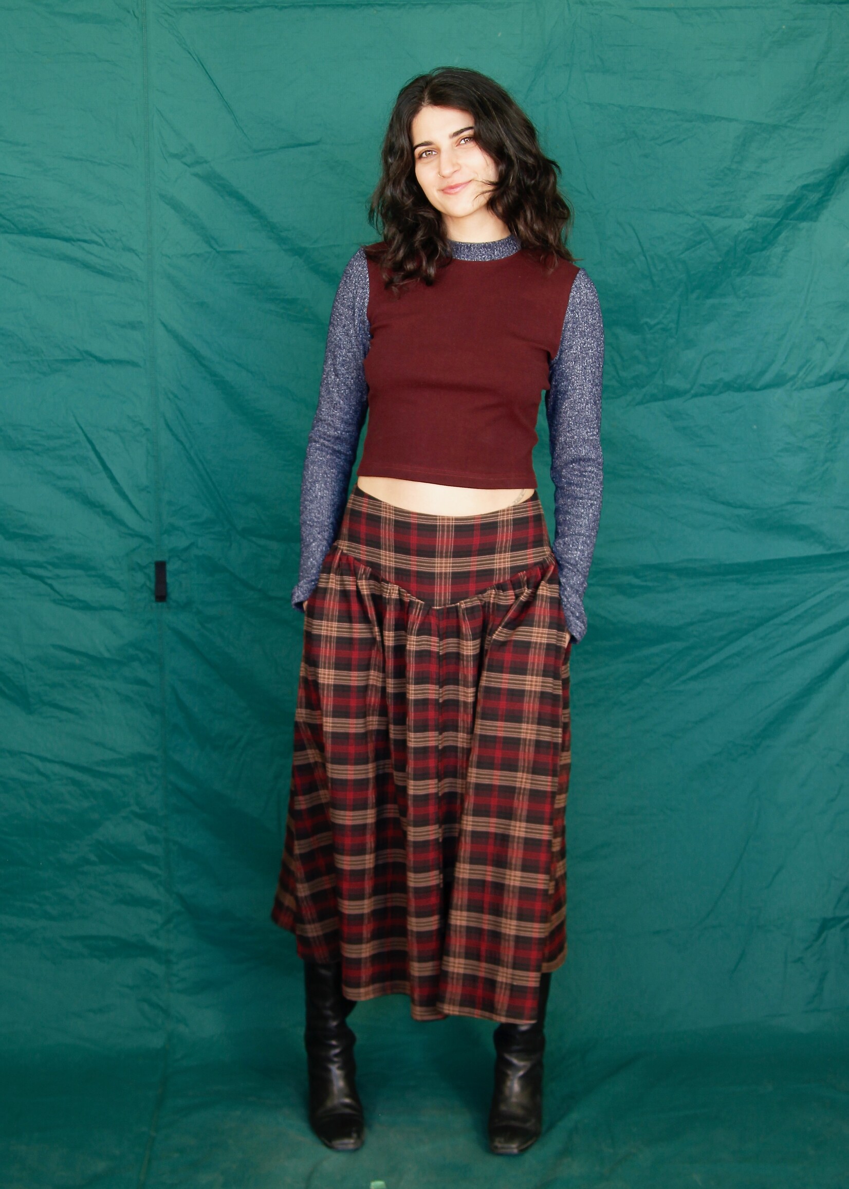 Studio Citizen Studio Citizen Maiden Skirt in Red Plaid