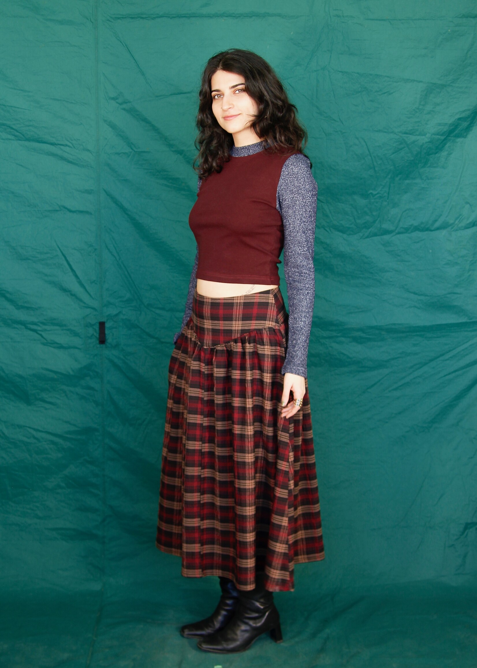 Studio Citizen Studio Citizen Maiden Skirt in Red Plaid