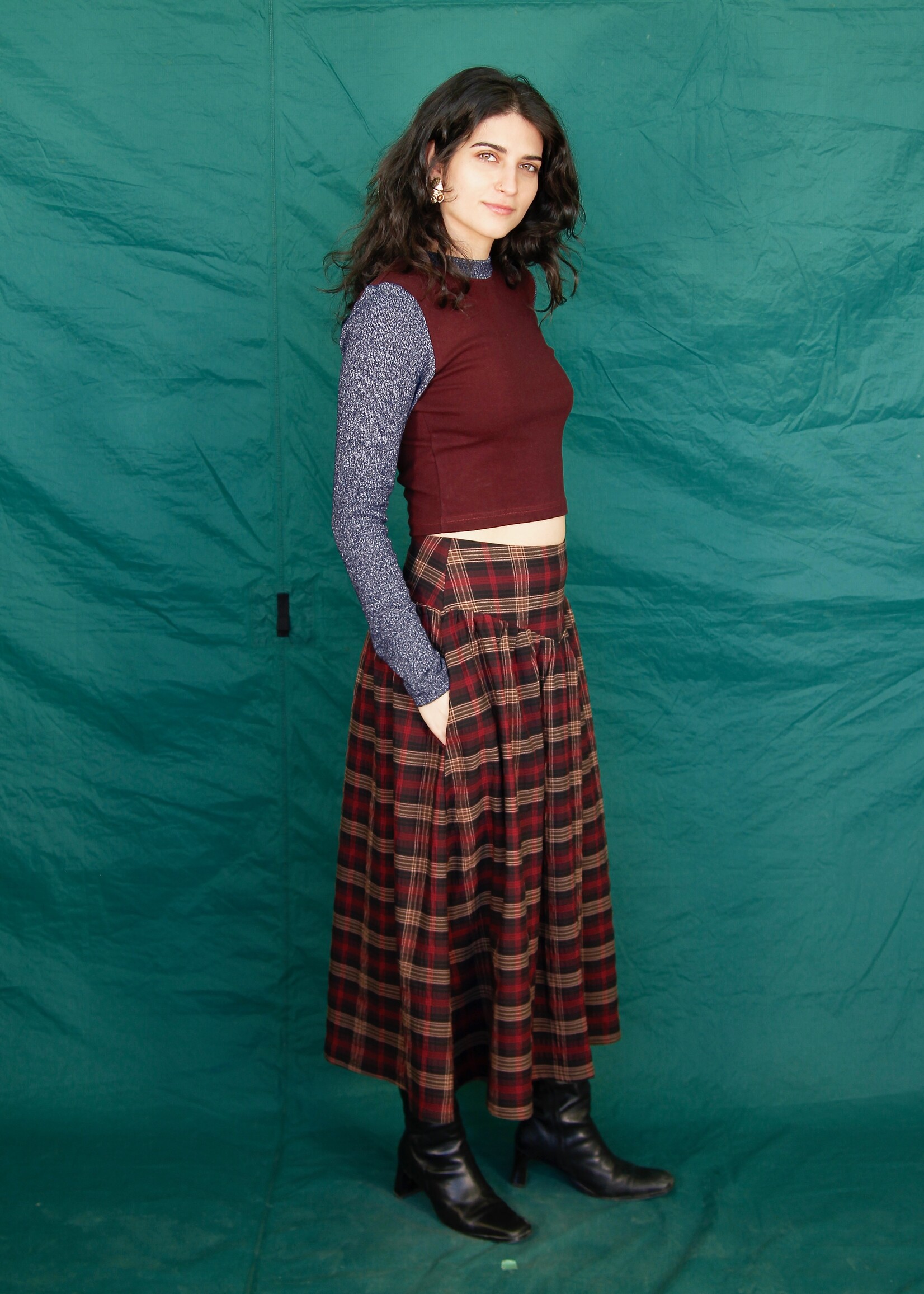 Studio Citizen Studio Citizen Maiden Skirt in Red Plaid