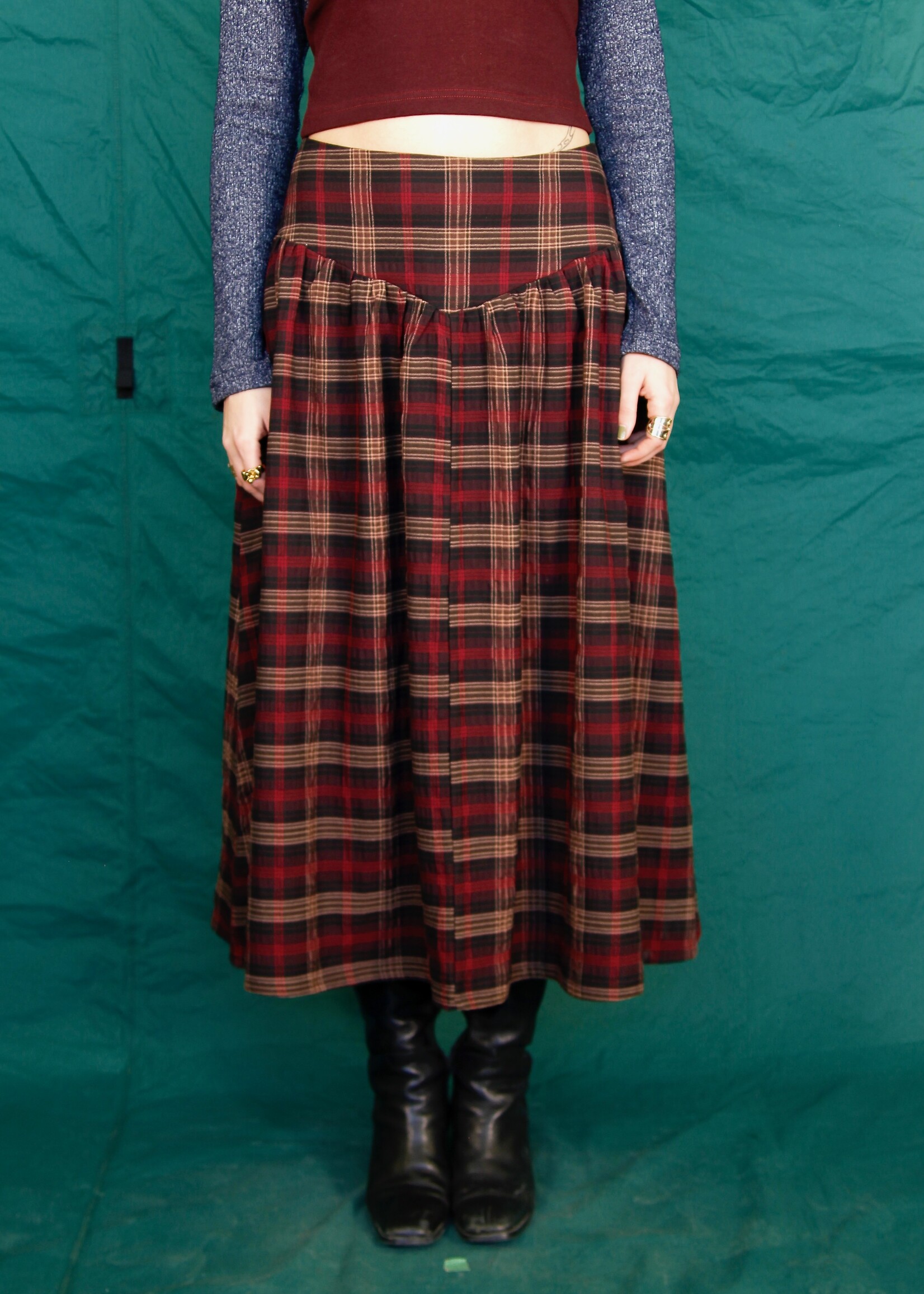 Studio Citizen Studio Citizen Maiden Skirt in Red Plaid
