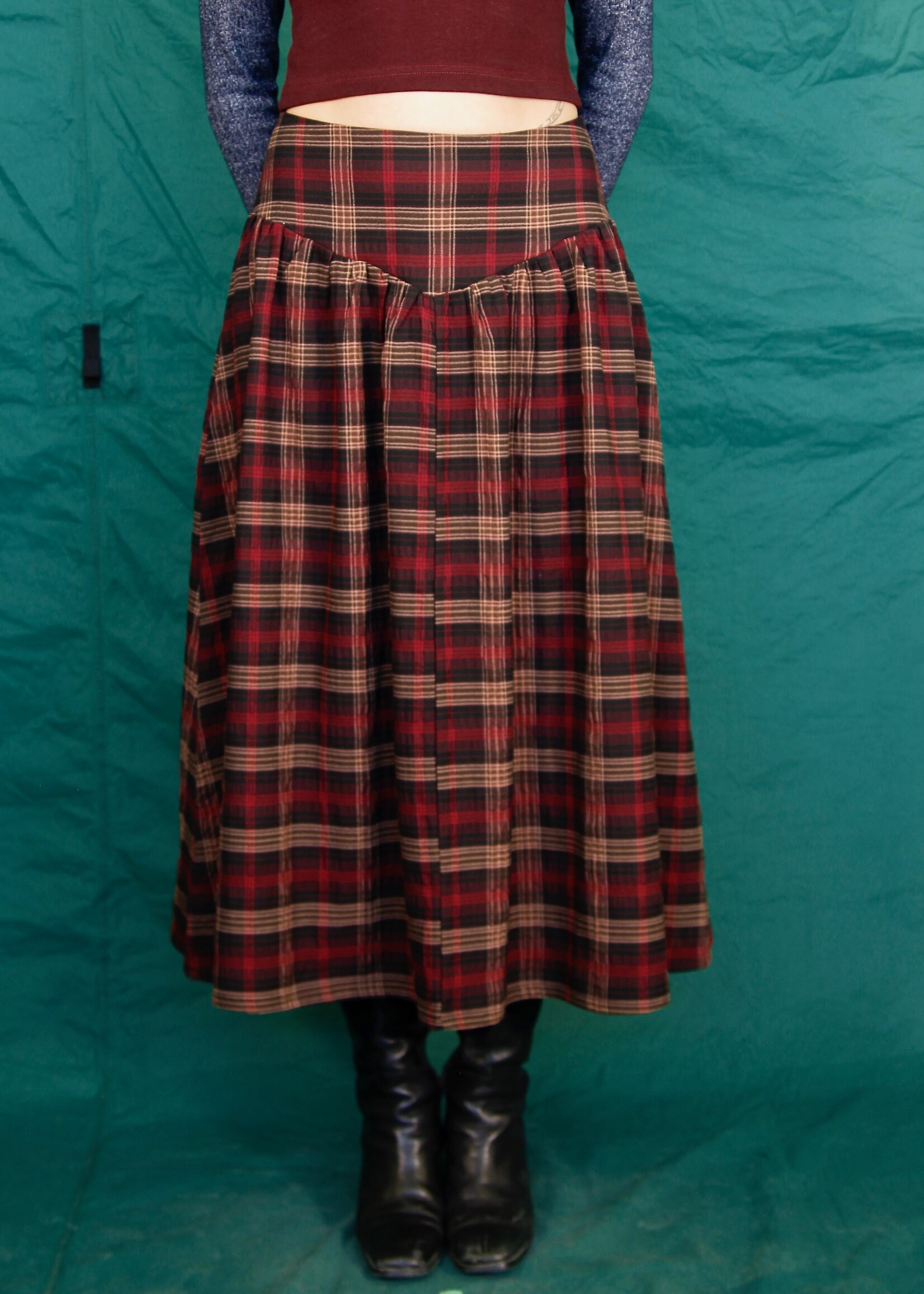 Studio Citizen Studio Citizen Maiden Skirt in Red Plaid