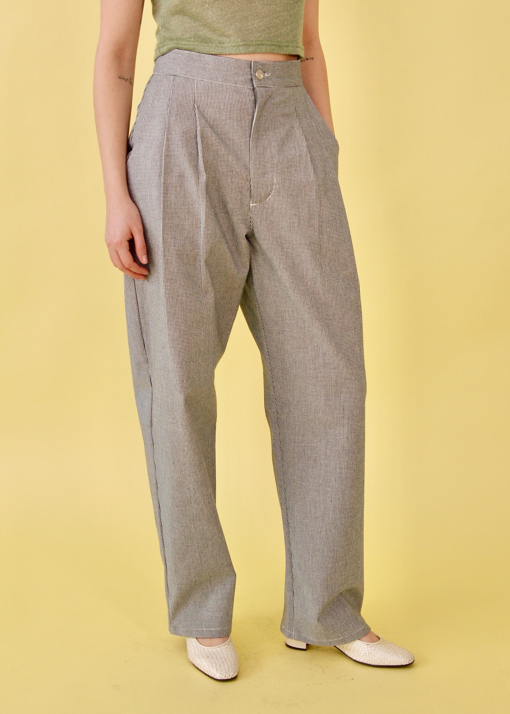 Studio Citizen Studio Citizen Pleated Pants - Houndstooth