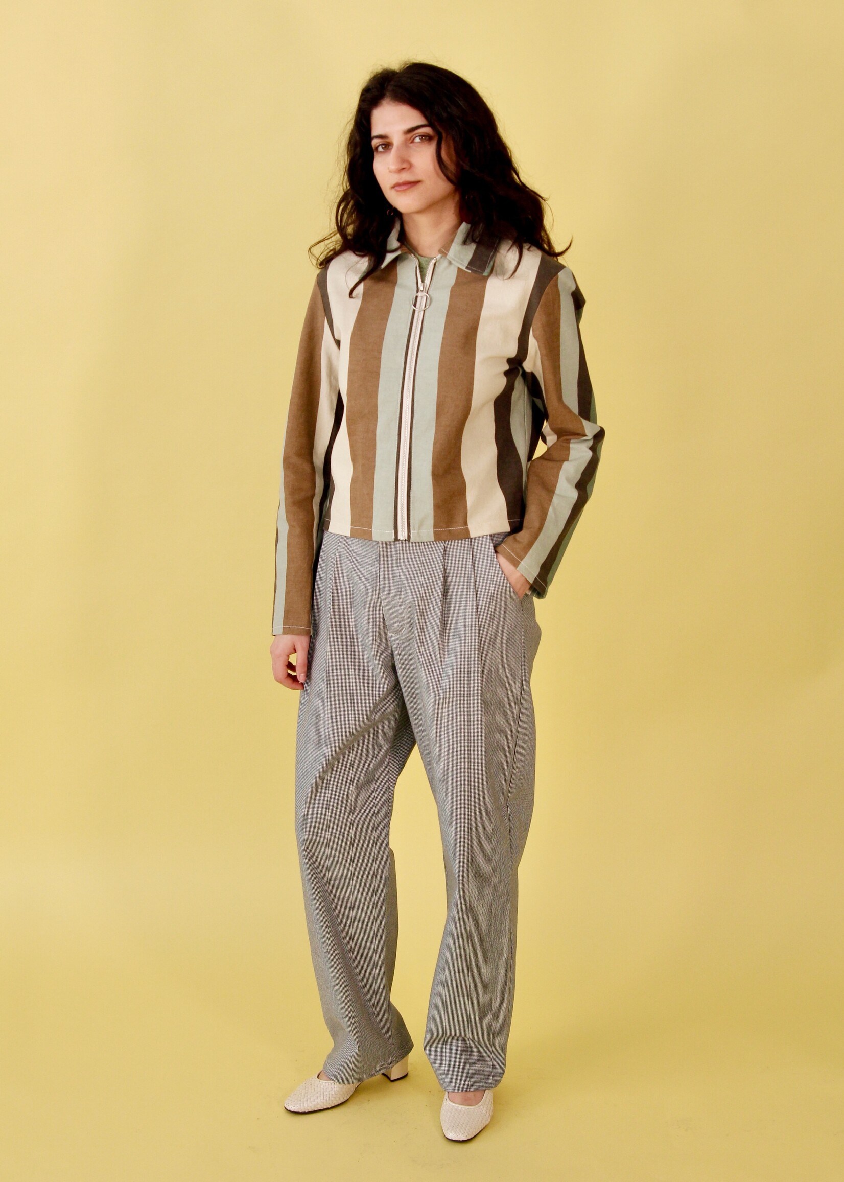 Studio Citizen Studio Citizen Pleated Pants - Houndstooth