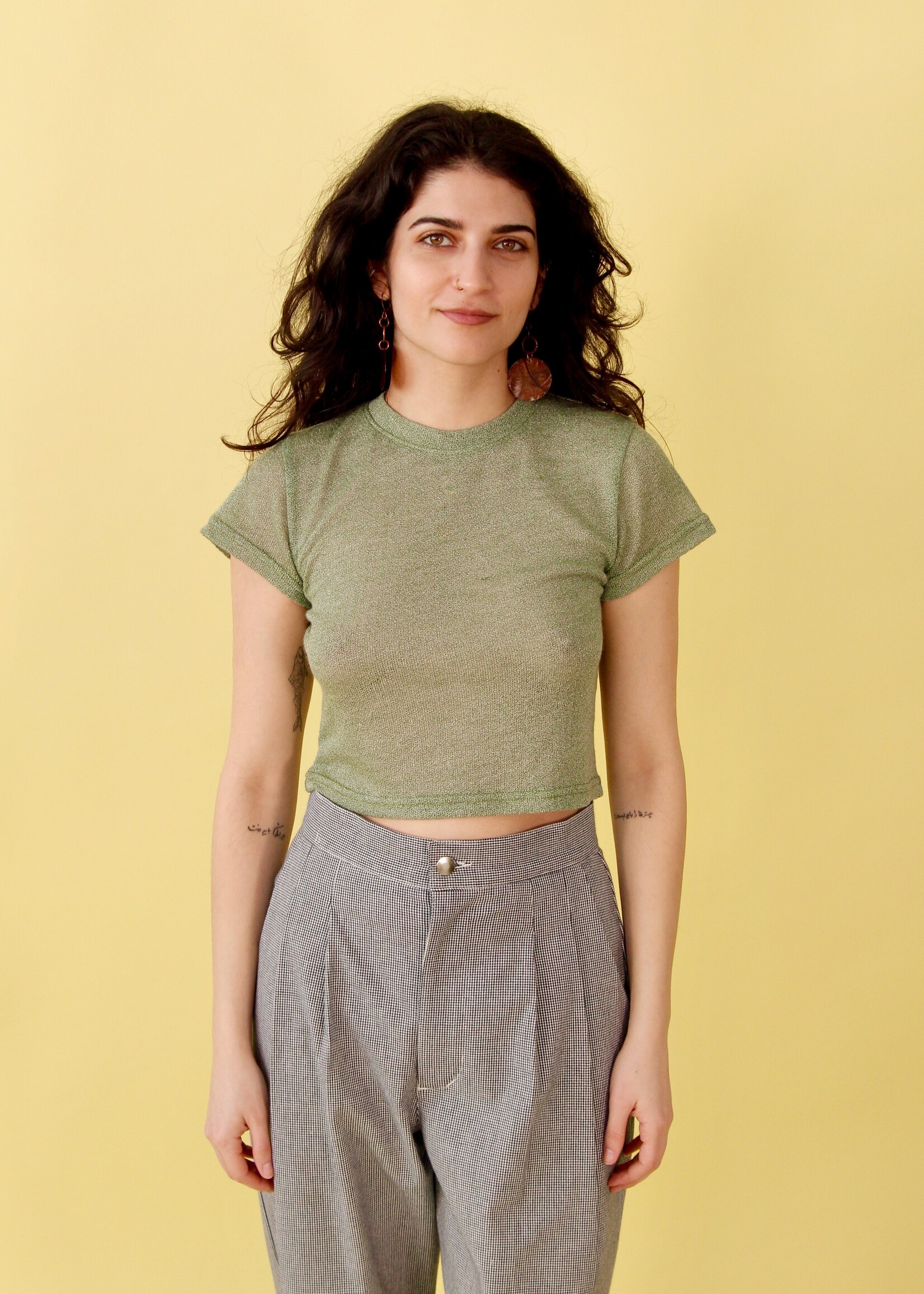 Studio Citizen Studio Citizen Baby Tee in Sage Knit