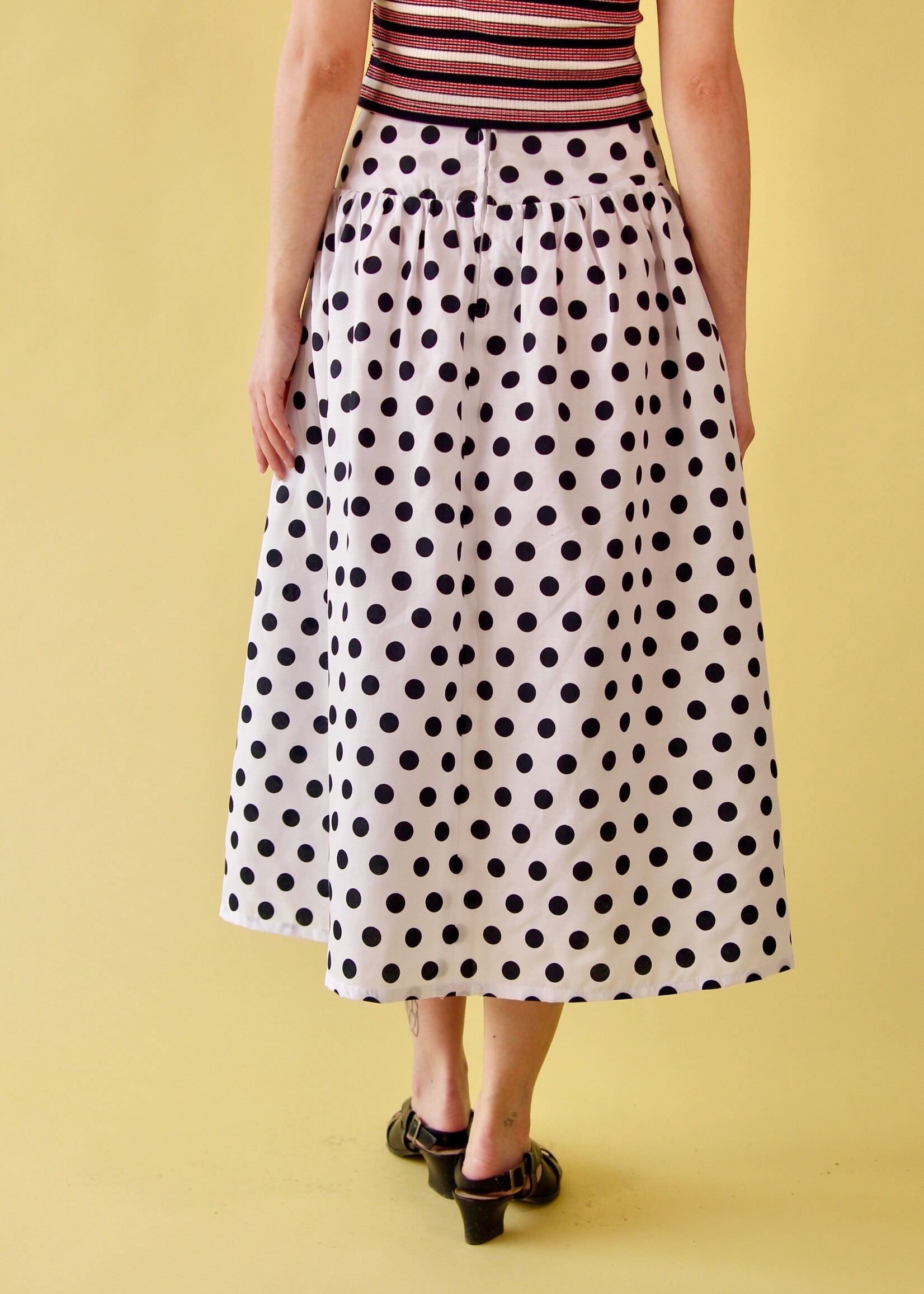 Studio Citizen Studio Citizen Maiden Skirt - Navy Polka Dot