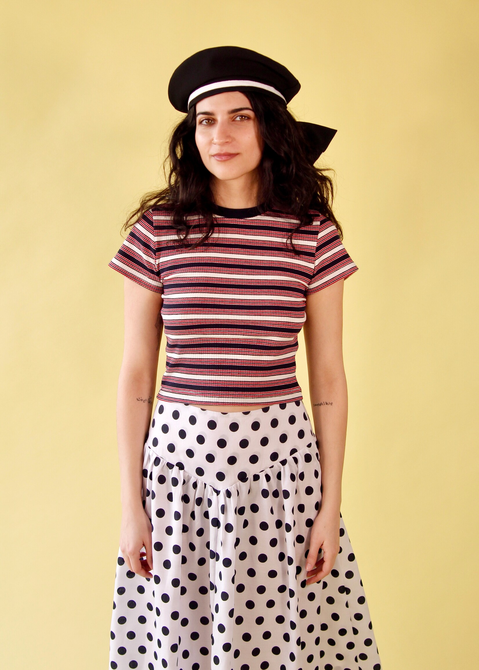 Studio Citizen Studio Citizen Baby Tee in Nautical Stripe