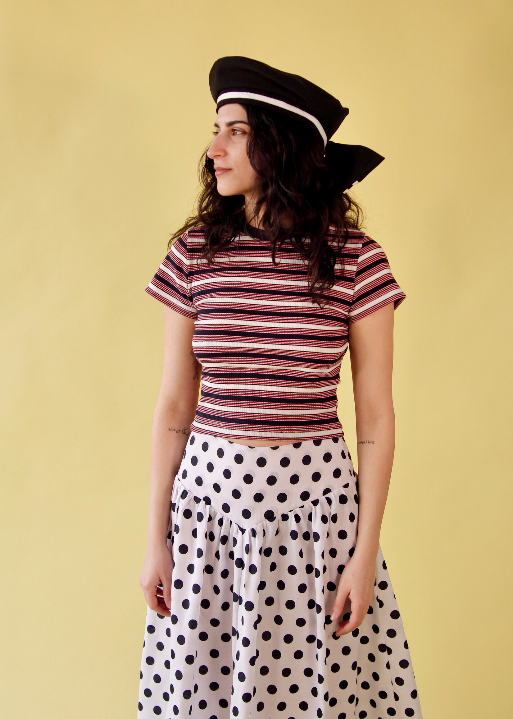 Studio Citizen Studio Citizen Baby Tee in Nautical Stripe