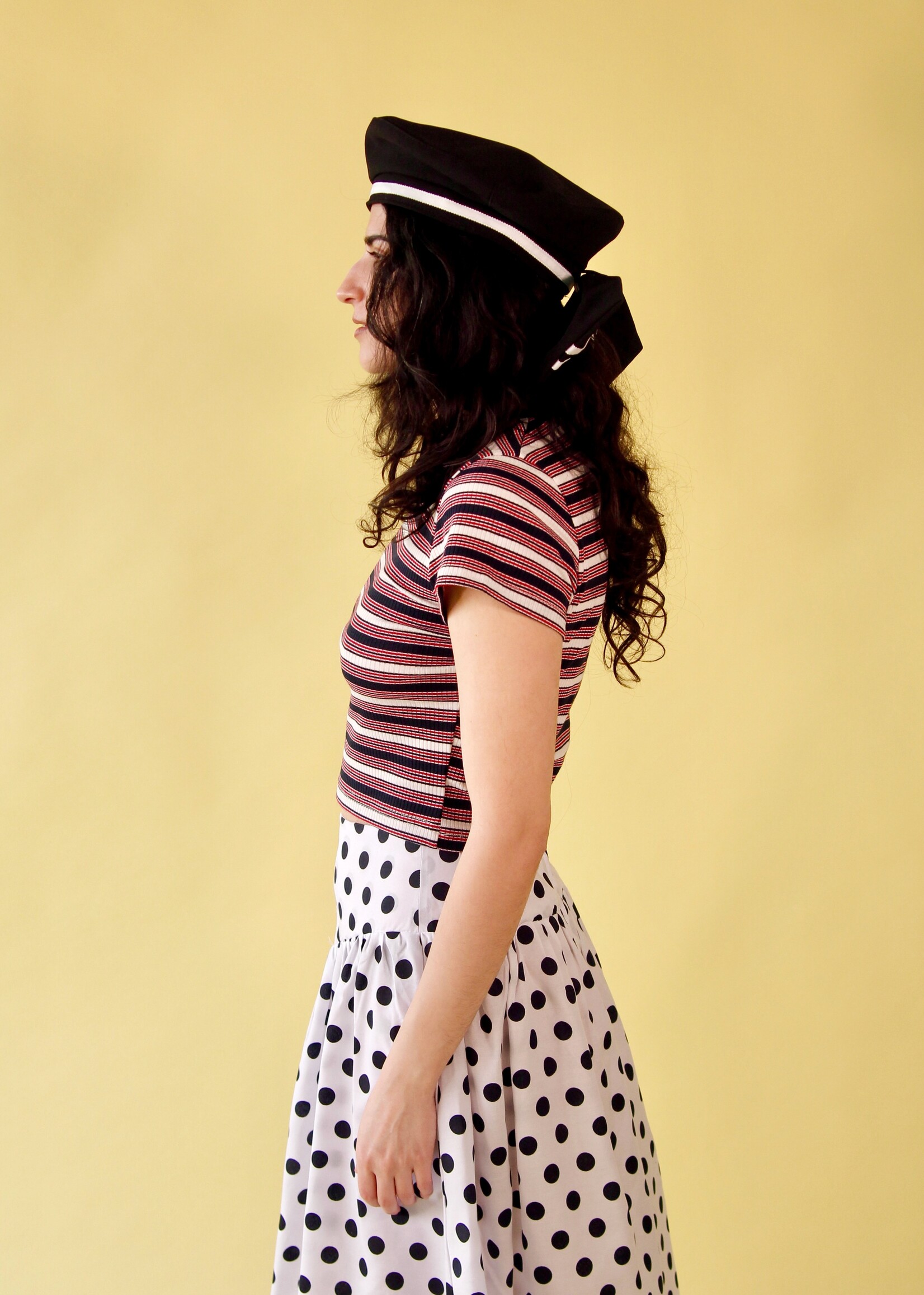 Studio Citizen Studio Citizen Baby Tee in Nautical Stripe