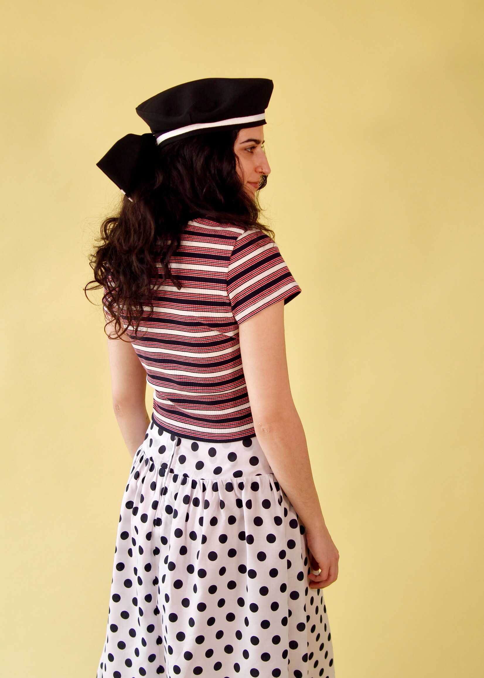 Studio Citizen Studio Citizen Baby Tee in Nautical Stripe