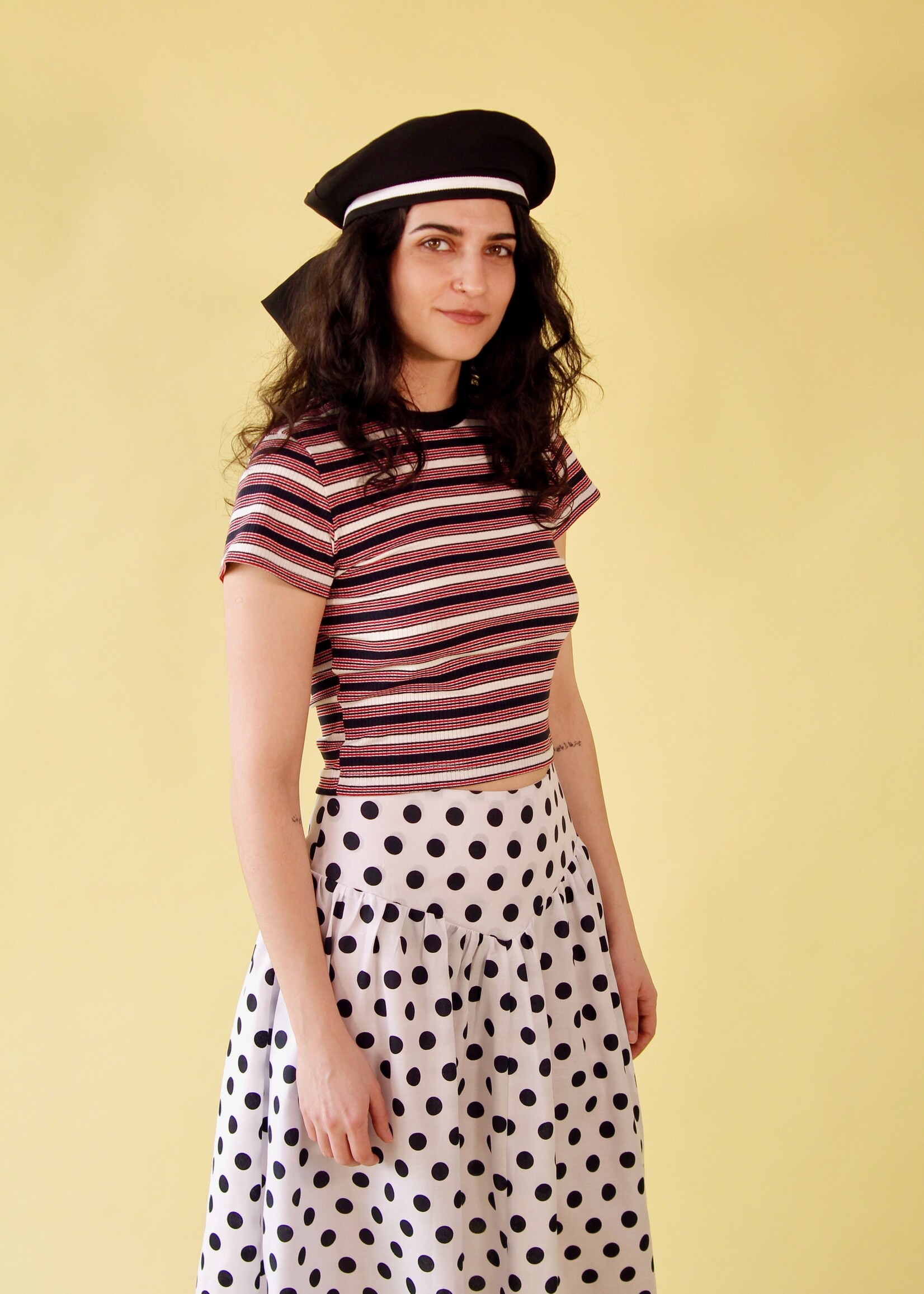 Studio Citizen Studio Citizen Baby Tee in Nautical Stripe