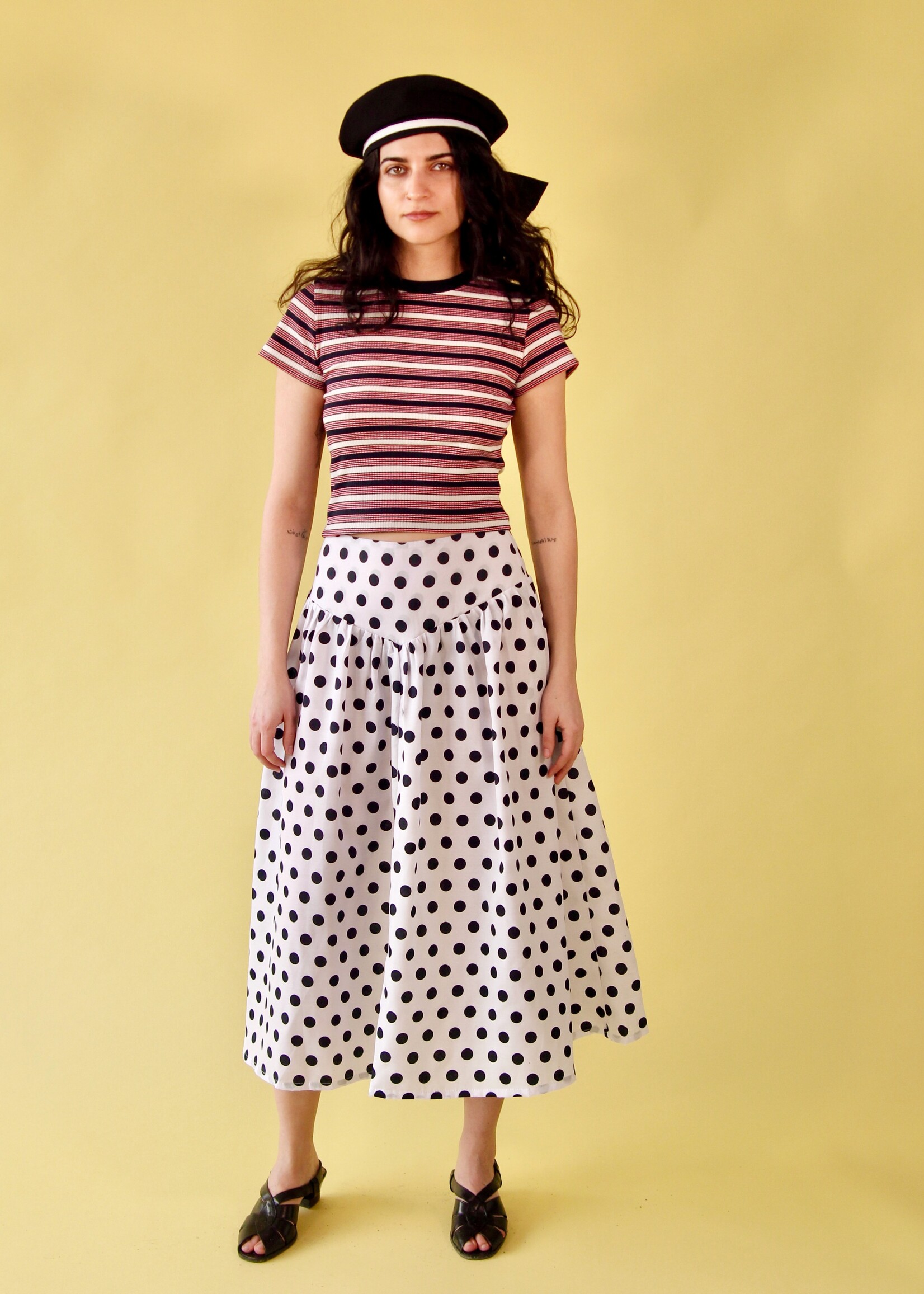 Studio Citizen Studio Citizen Baby Tee in Nautical Stripe