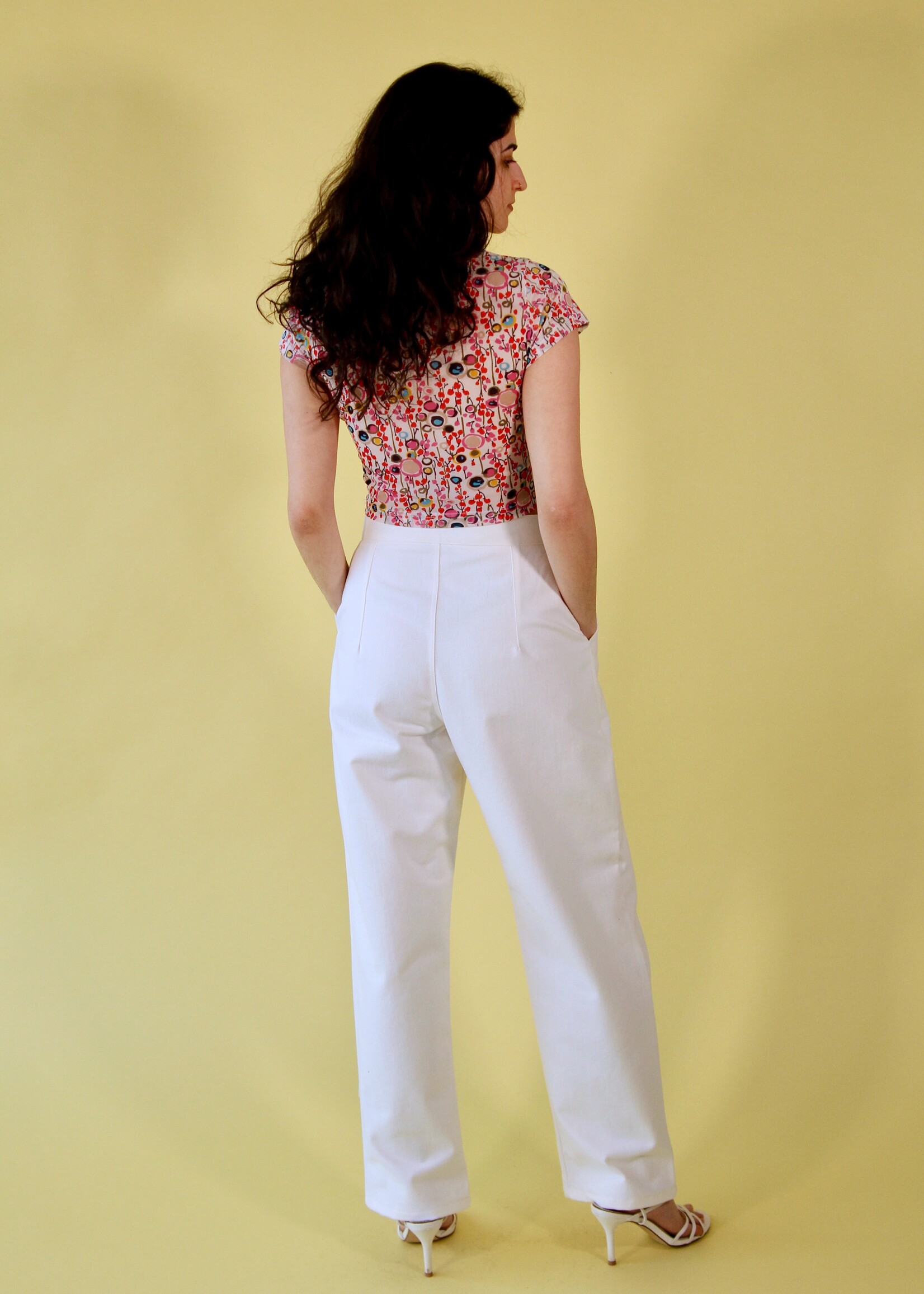 Studio Citizen Studio Citizen Pleated Pants - White Denim