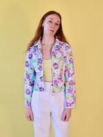 Studio Citizen Jacket in Floral Denim