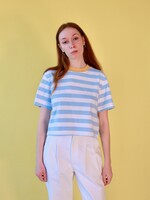 Studio Citizen Studio Citizen Perfect Tee in Light Blue Stripe