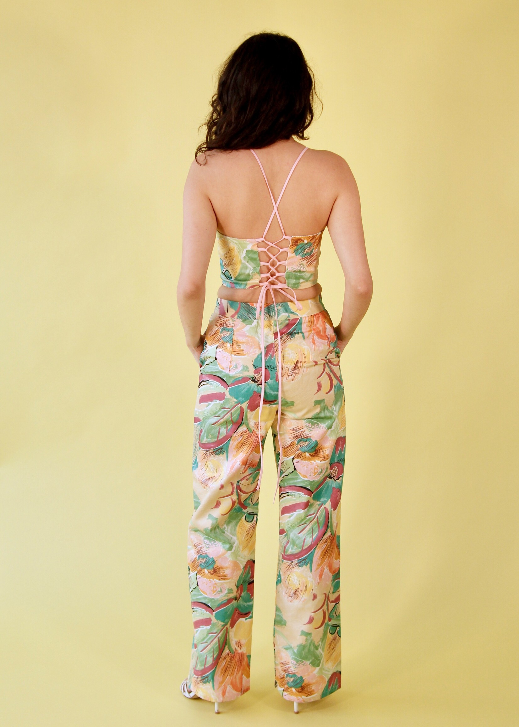 Studio Citizen Studio Citizen Straight Cut Pants  in Tropical Floral