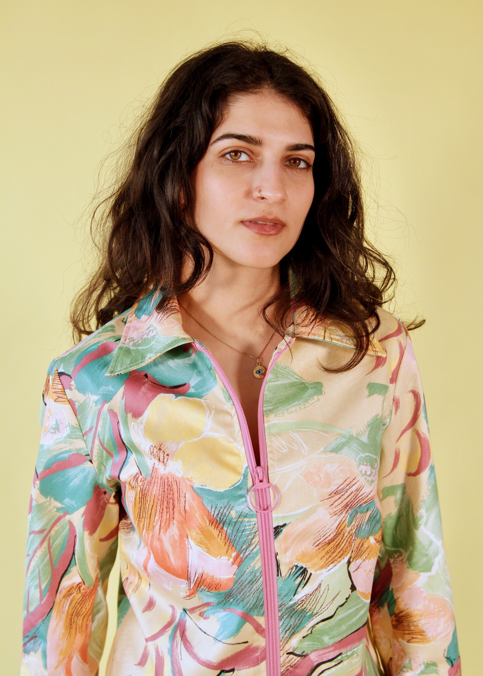 Studio Citizen Studio Citizen Zipper Jacket in Tropical Floral