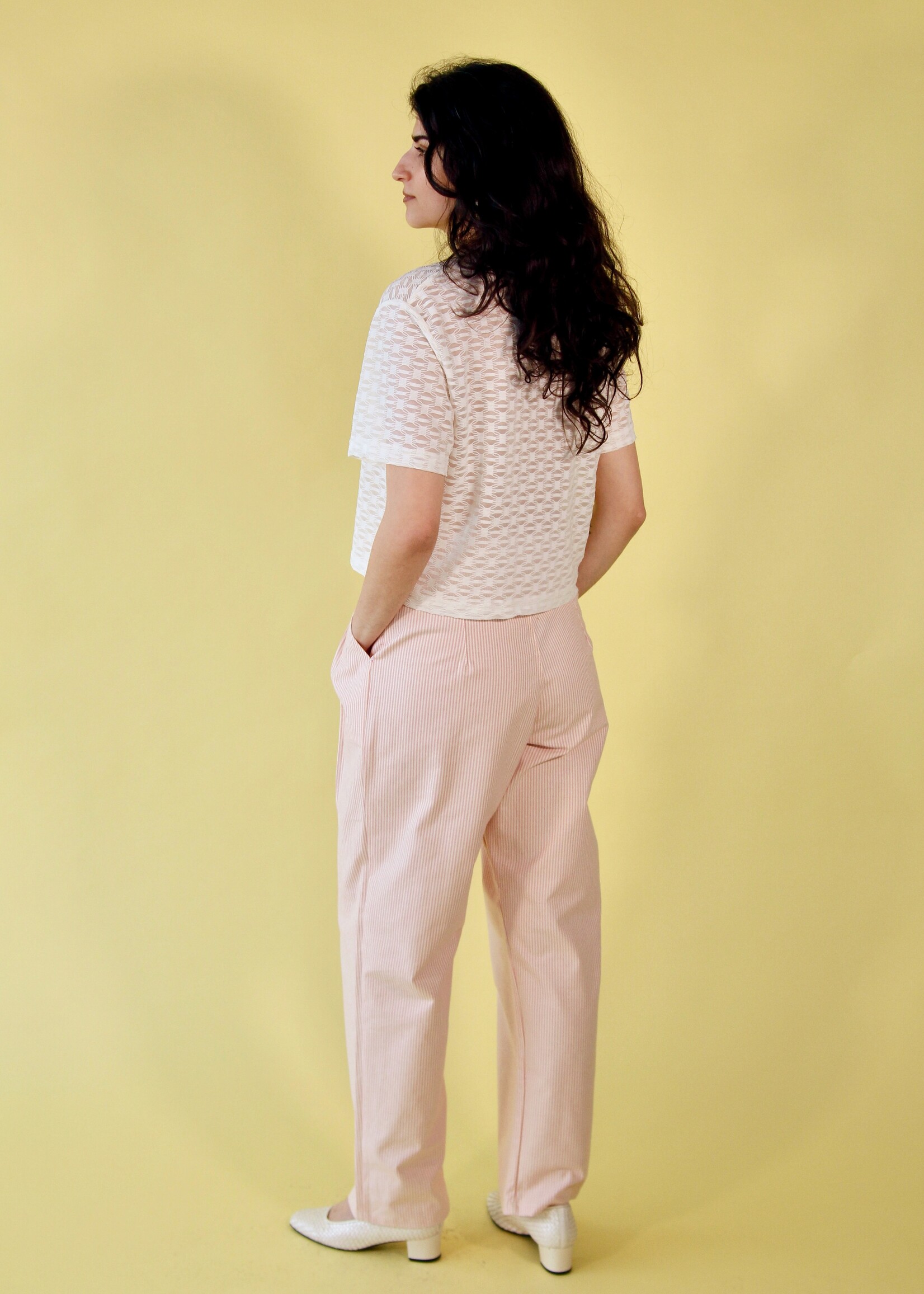 Studio Citizen Studio Citizen Perfect Tee in Cream Mesh