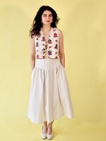 Studio Citizen Maiden Skirt in Beige Stripe